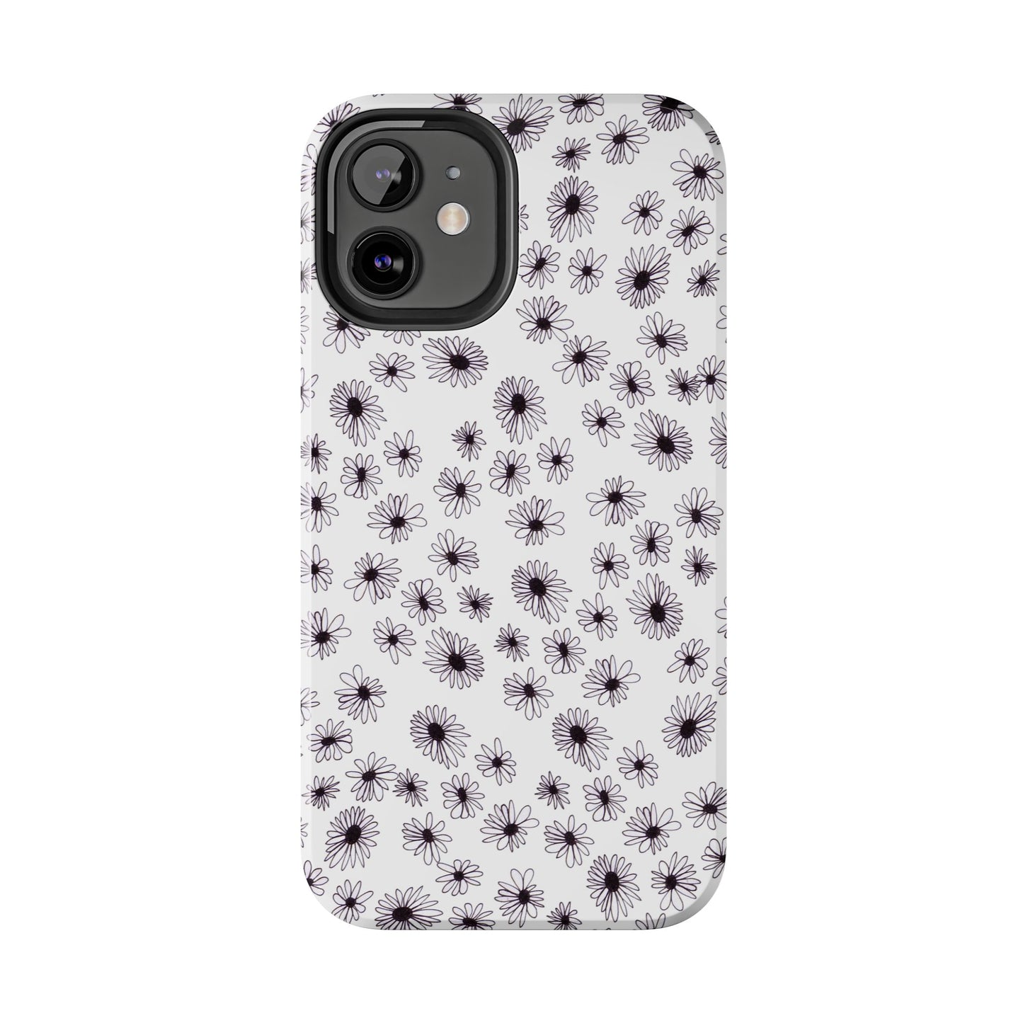 Random Daisy White / Black Phone Case