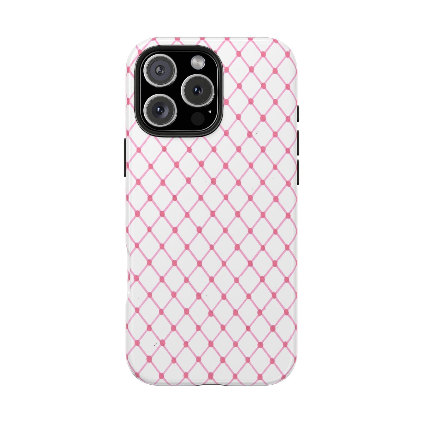 Diamond White / Pink Phone Case