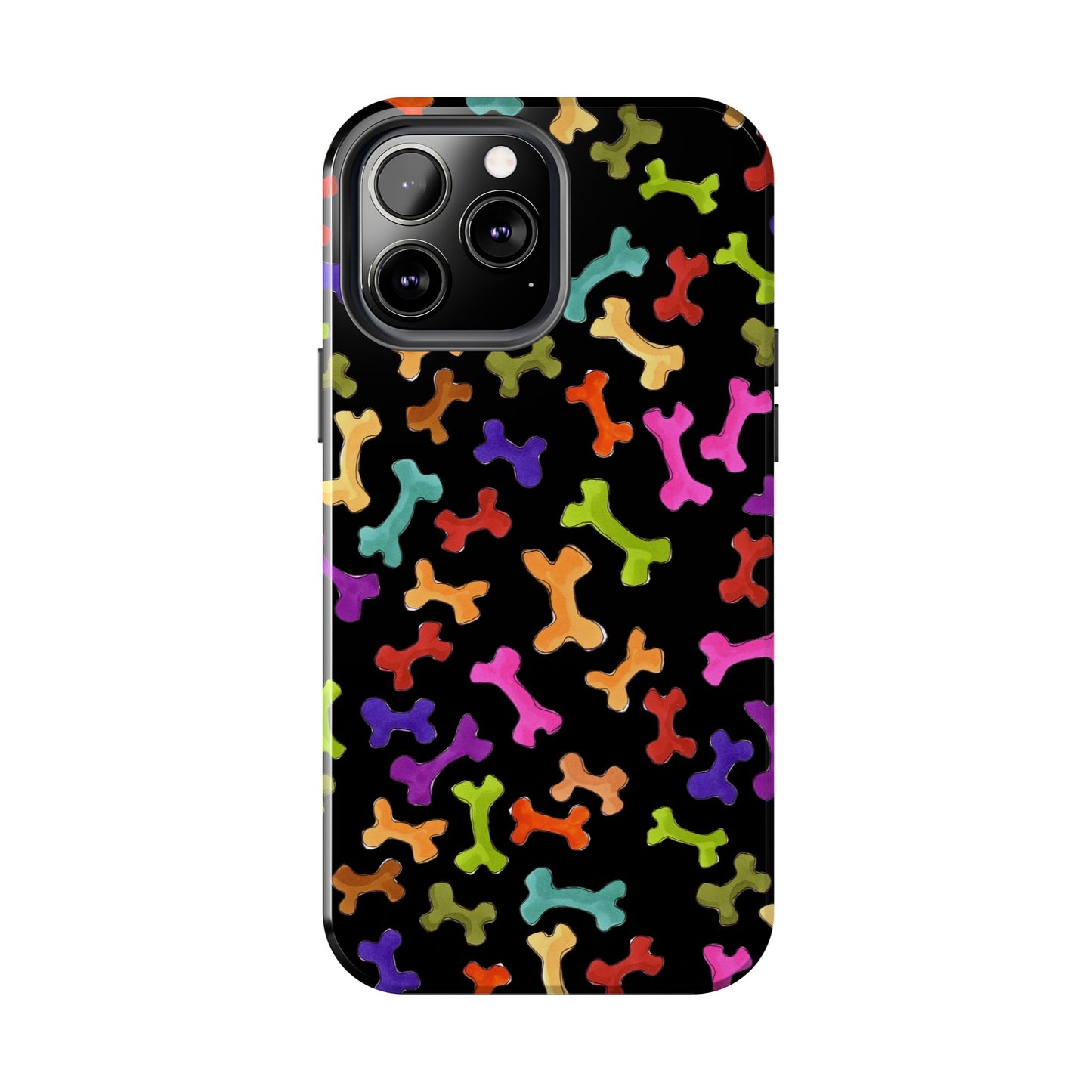 Happy Bones Black Phone Case