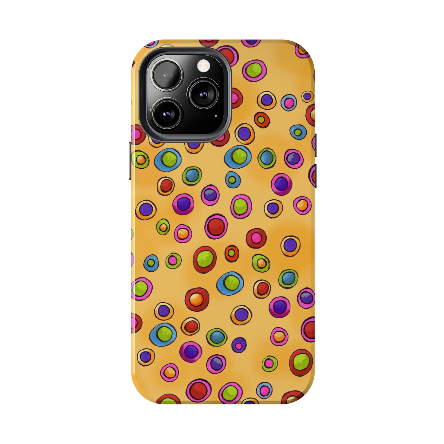 Dopey Dots Yellow Phone Case