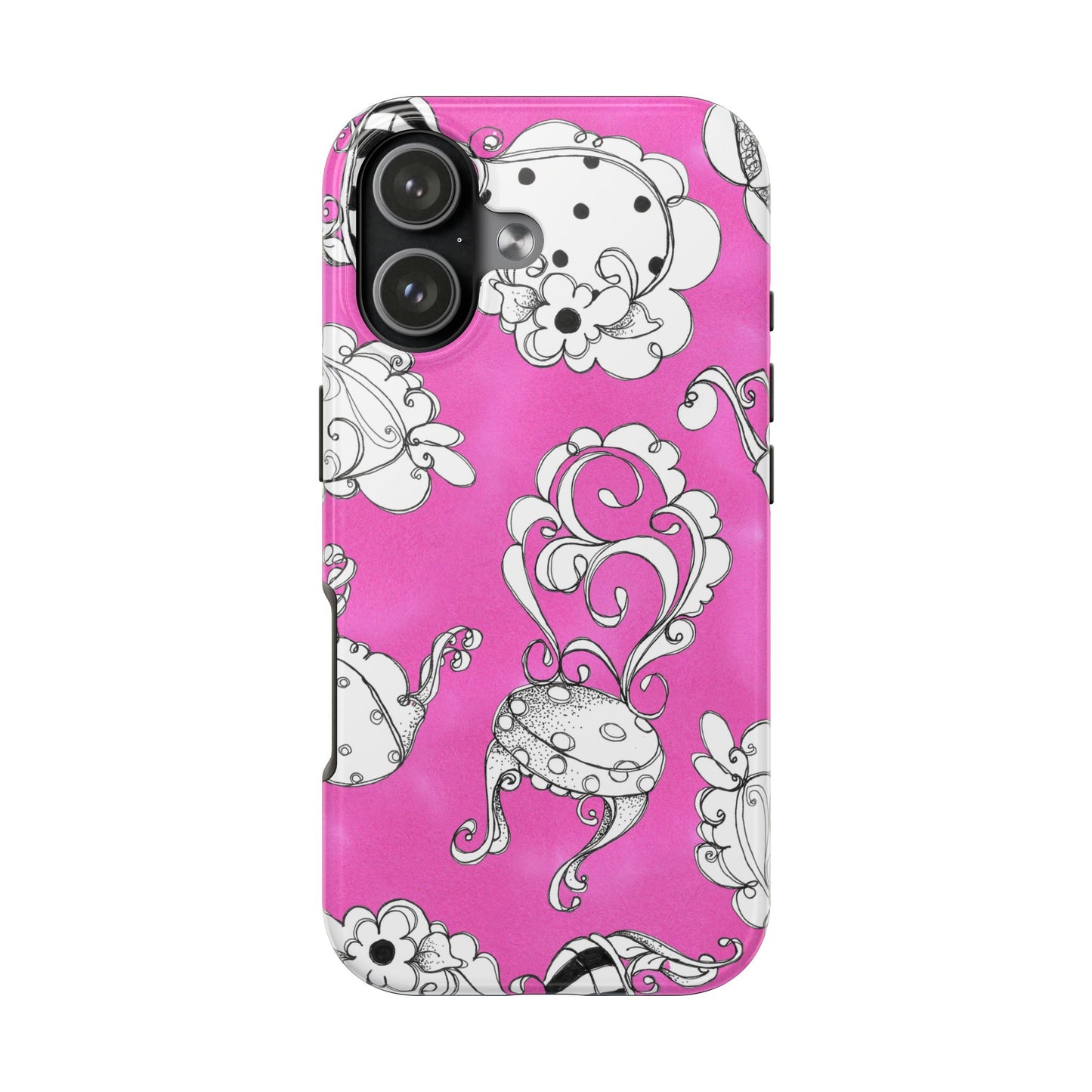 Bistro Chairs Pink Phone Case