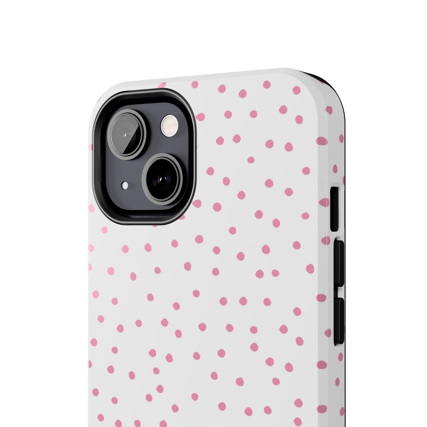 Dinky Dots White / Pink Phone Case