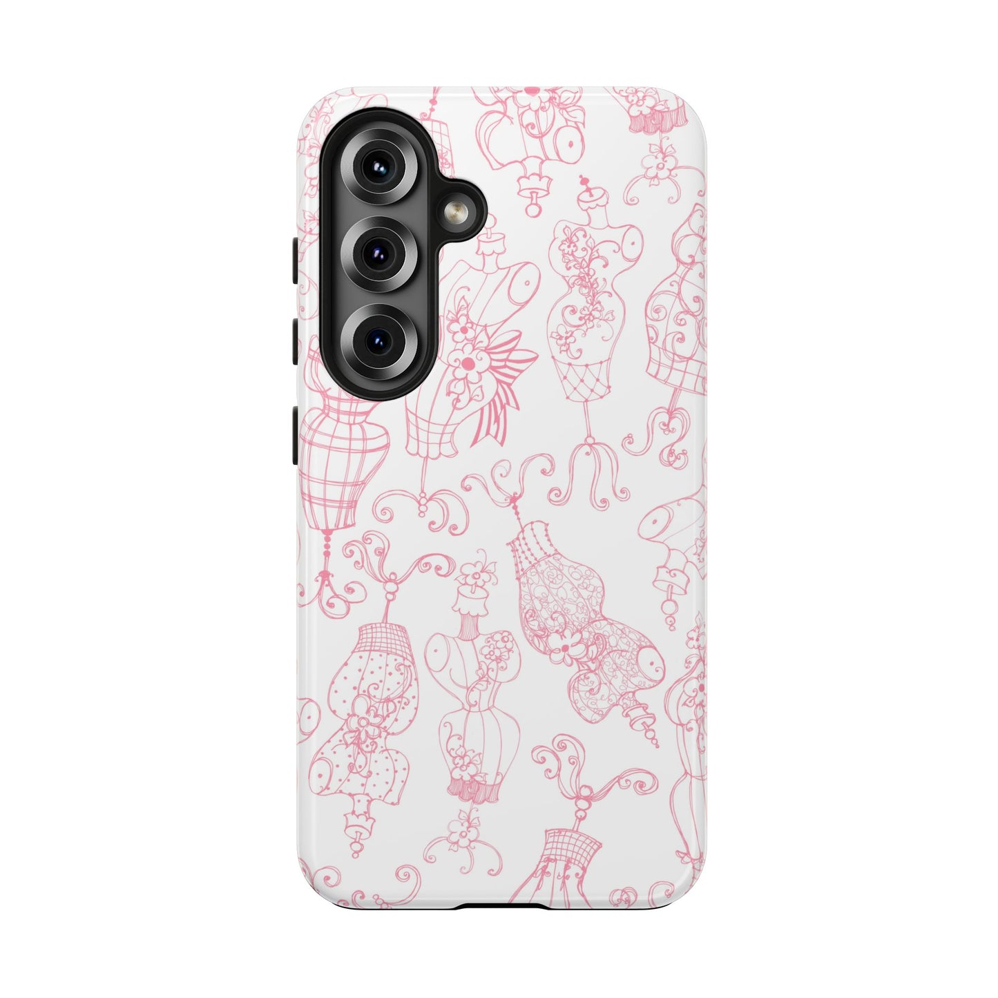 Mannequinique White / Pink Phone Case