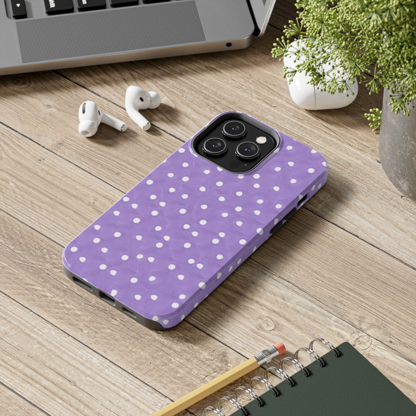 Curious Dots Purple Phone Case