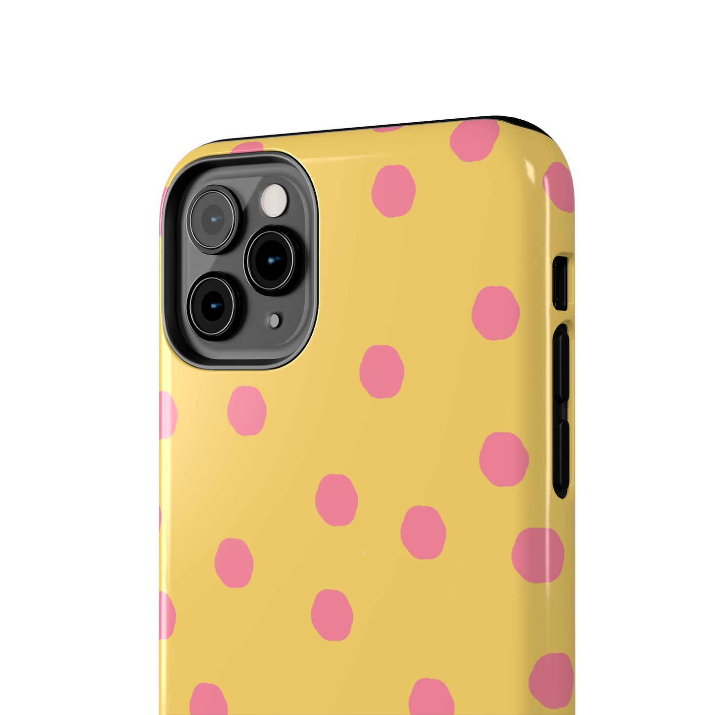 Jumbo Dots Yellow / Pink Phone Case