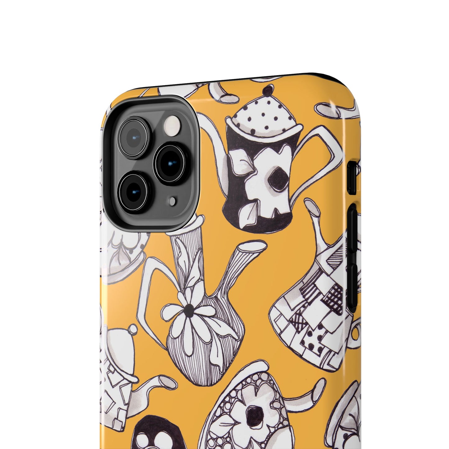 Fancy Pots Yellow Phone Case