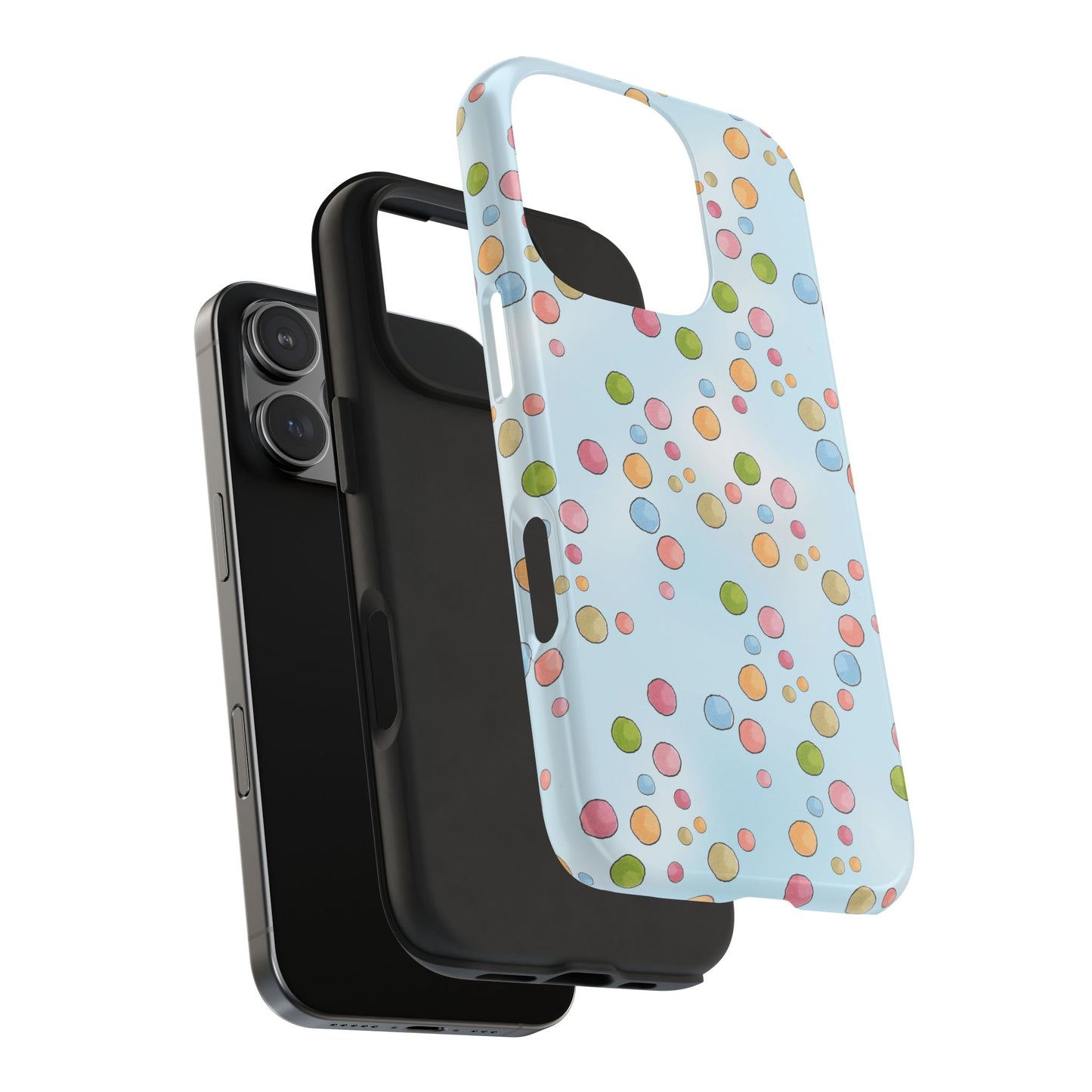 Clown Dots Blue Sky Phone Case