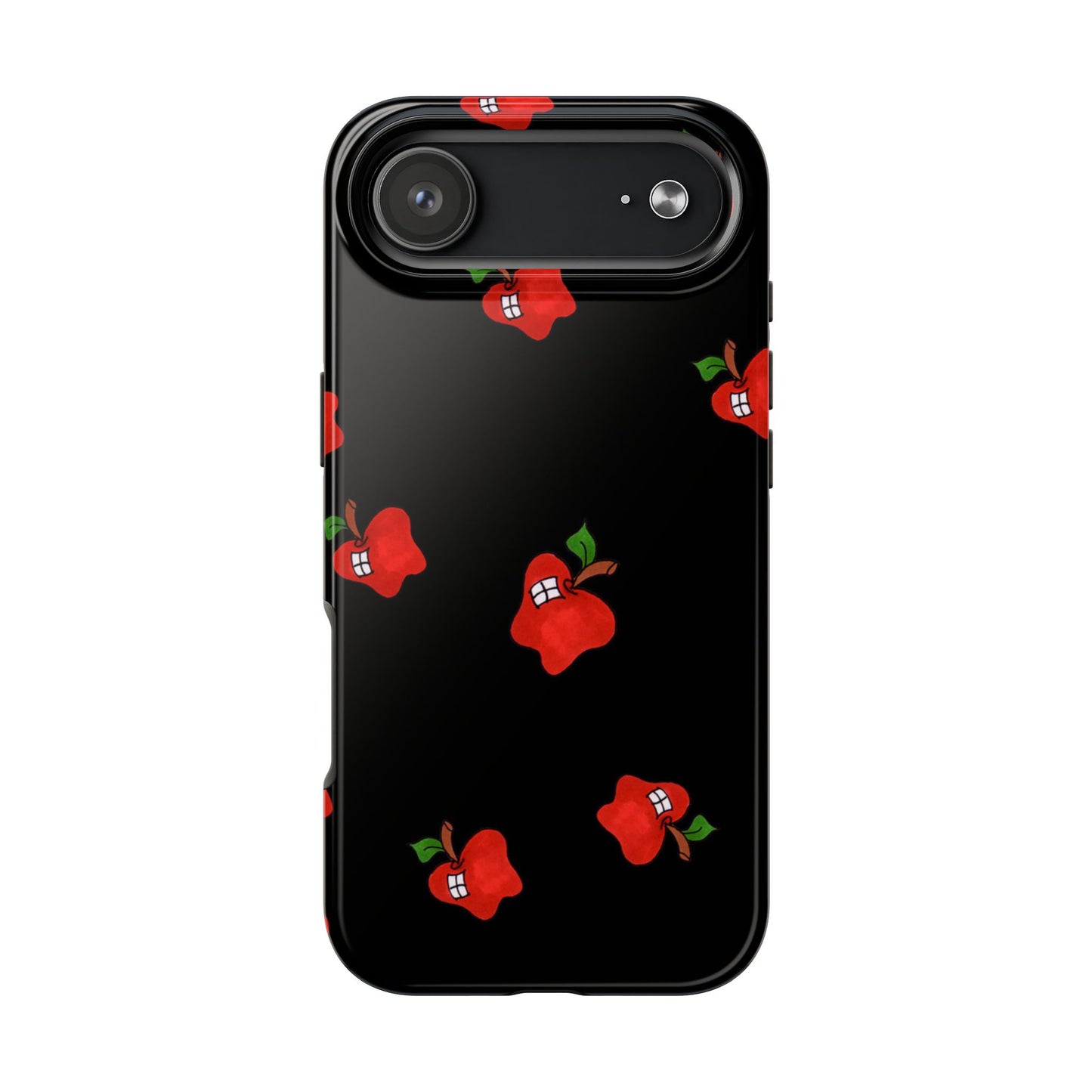Flying Apples Black Phone Case