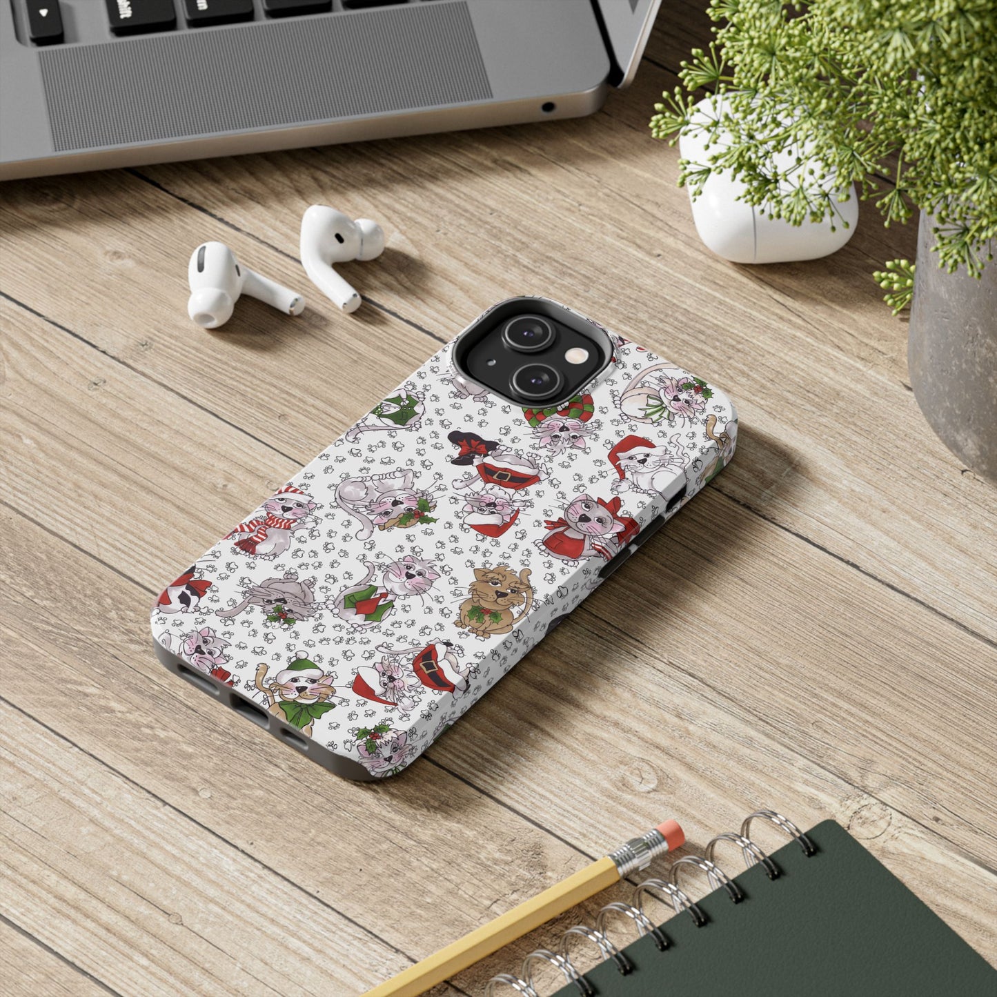 Kitty Blizzard White Phone Case
