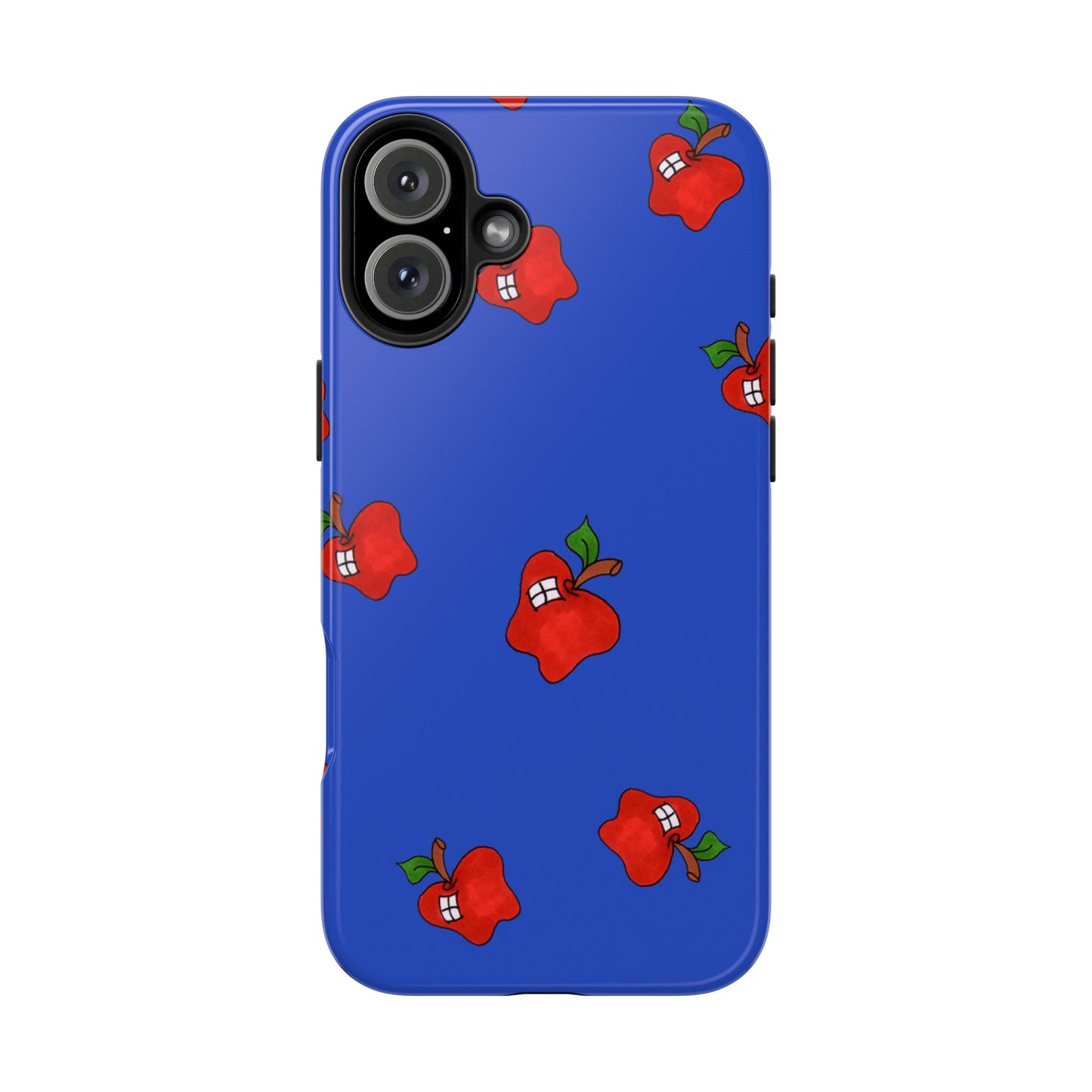Flying Apples Blue Phone Case