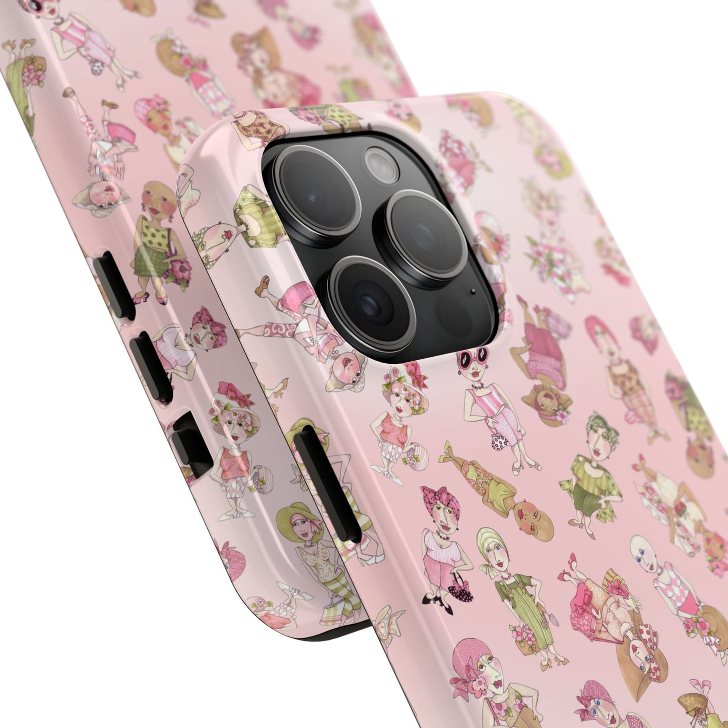 Tossed Ladies Pink Phone Case