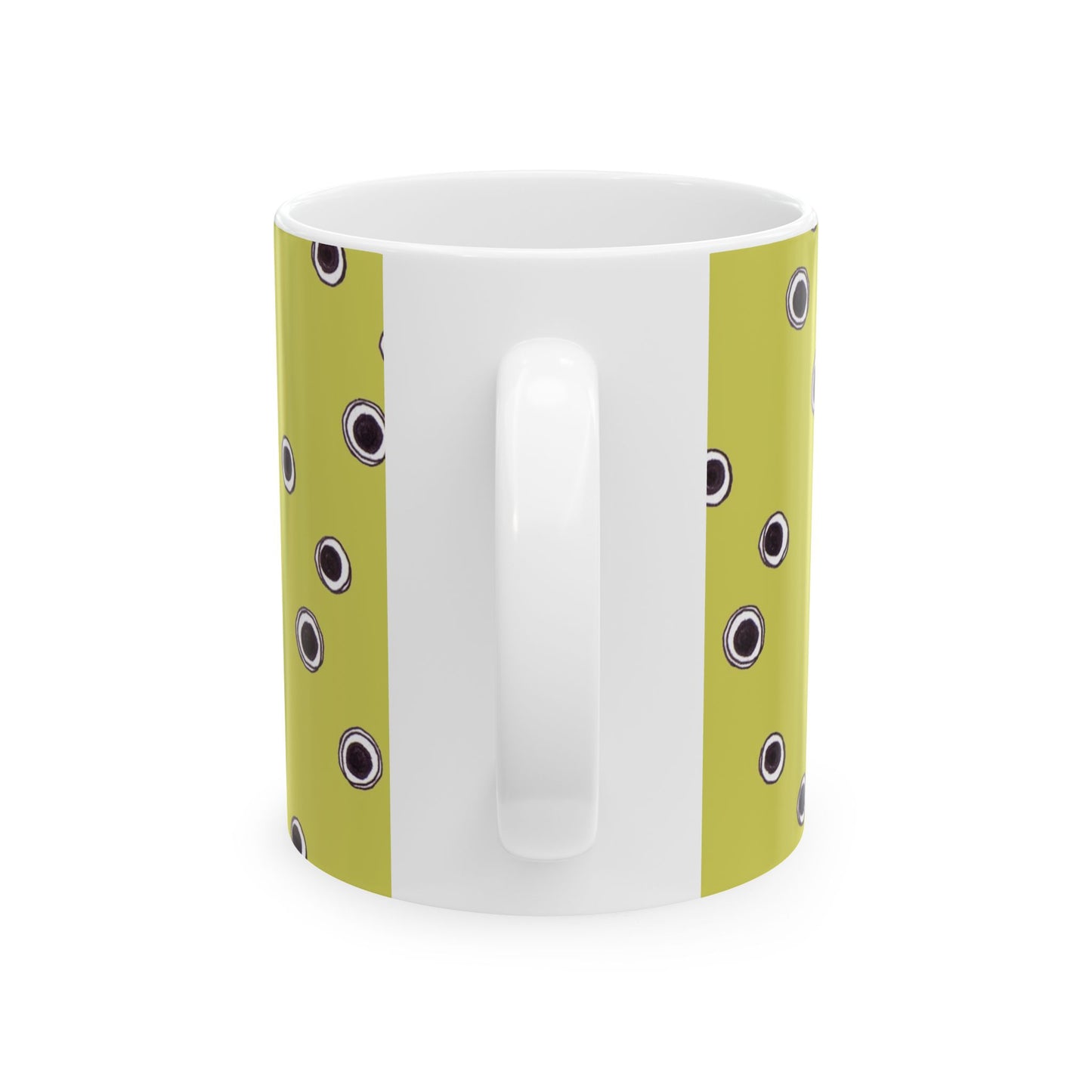 Halo Dots Green / Black Cup