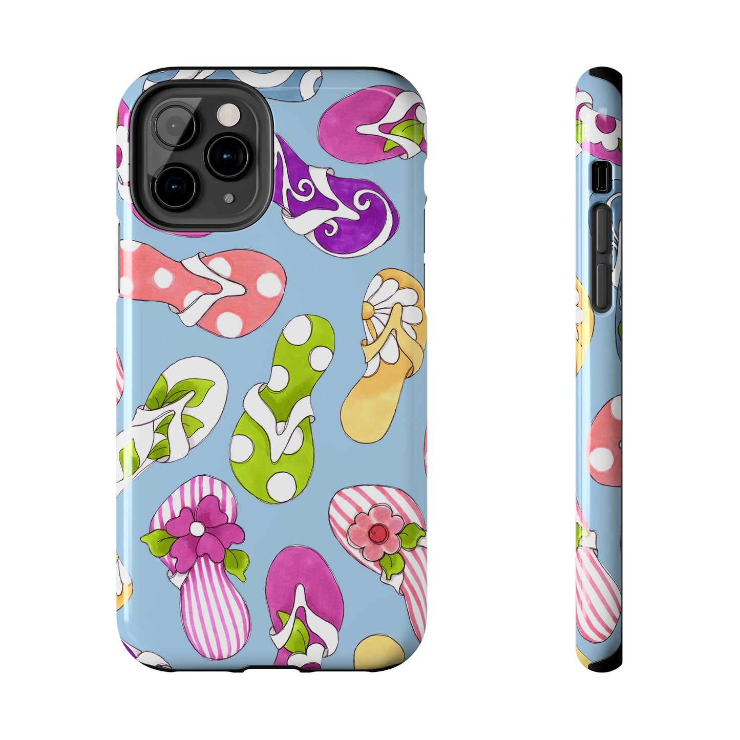 Flip Flops Blue Phone Case