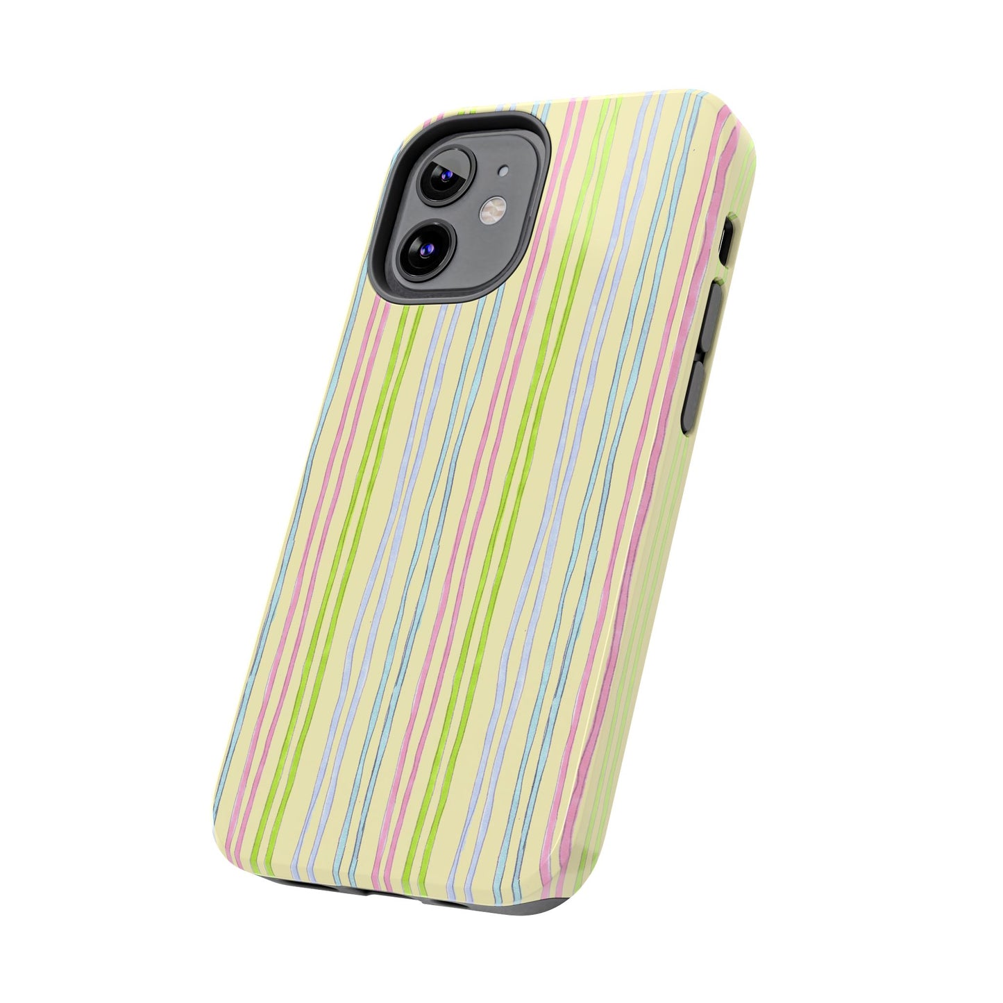 Belle Stripe Yellow Phone Case
