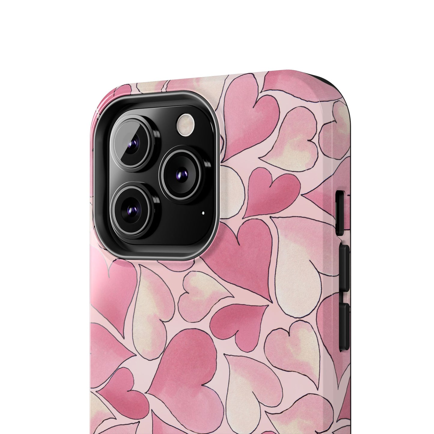 Hearts Pink Sky Phone Case