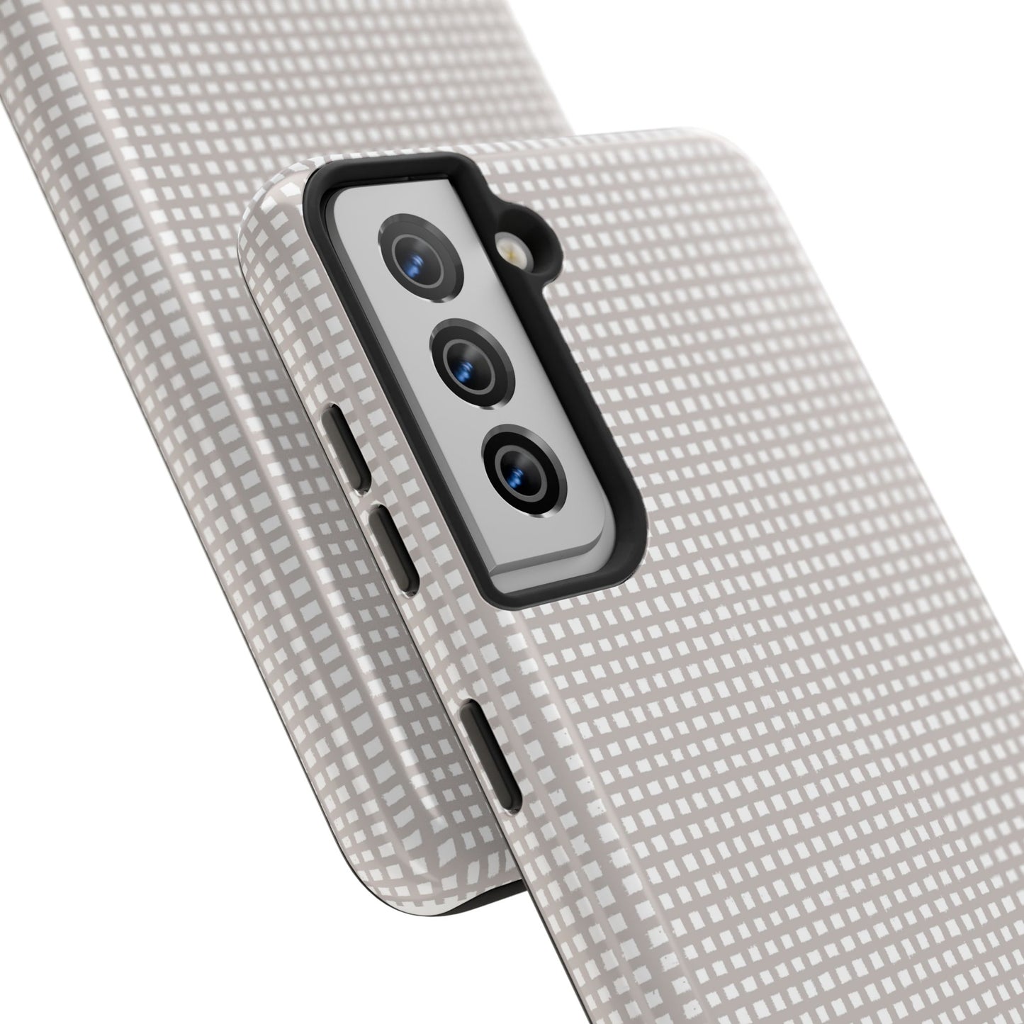 Chipper Check Gray Phone Case