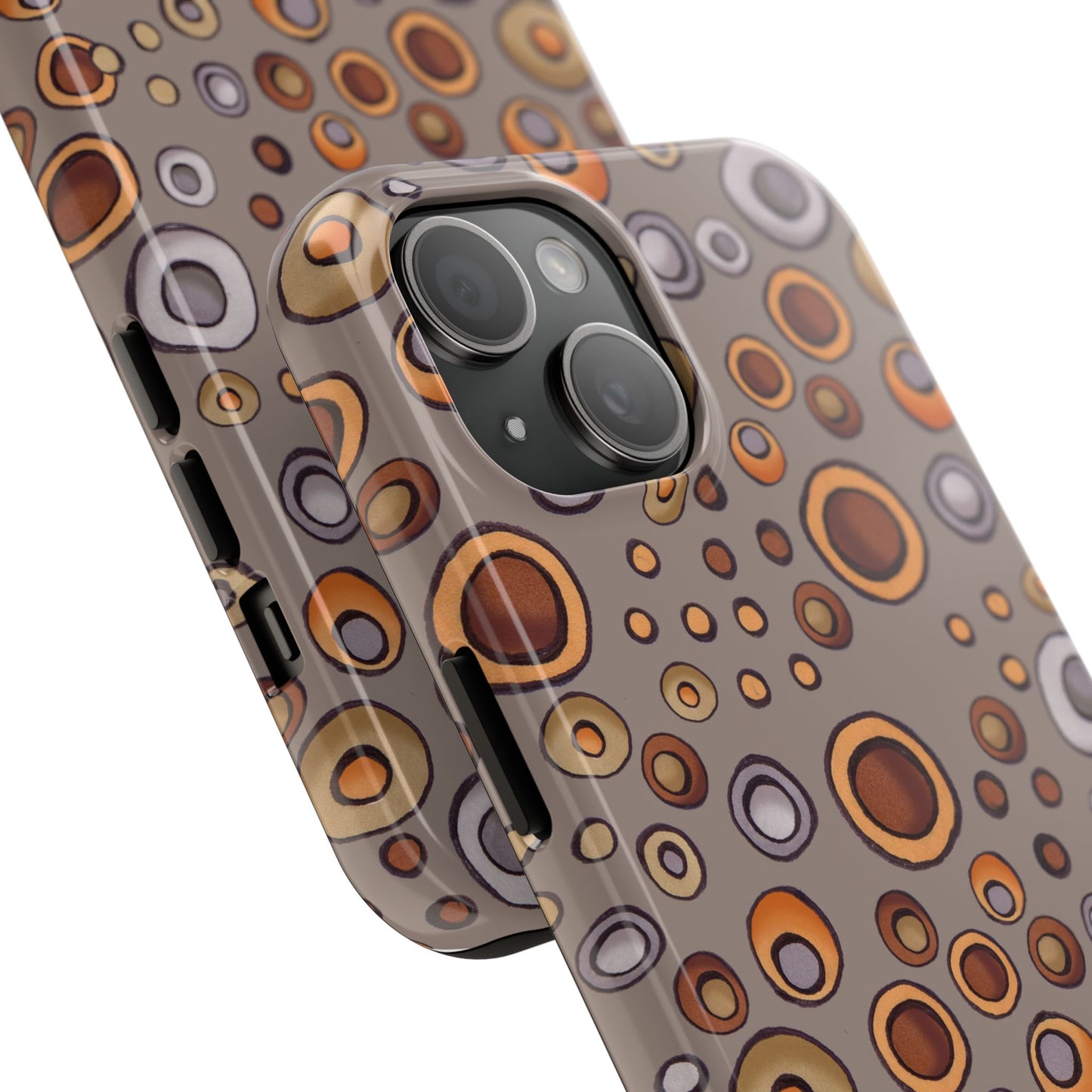 Doggy Dots Gray Phone Case