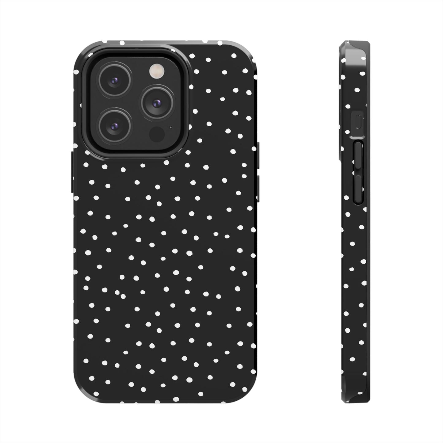 Dinky Dots Black / White Phone Case