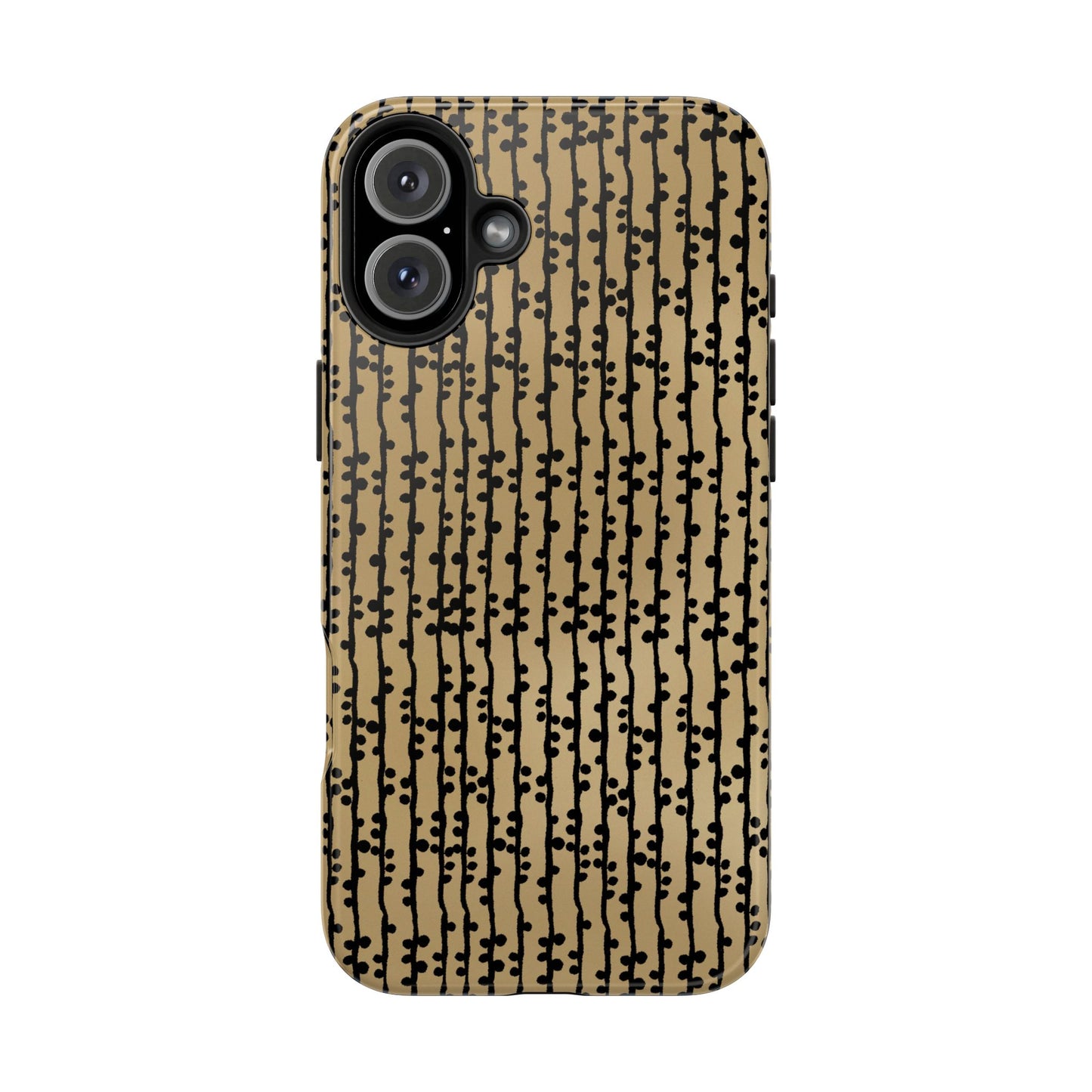 Loopy Stripe Tan Phone Case