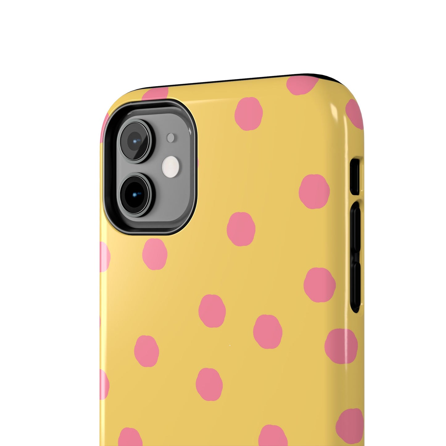 Jumbo Dots Yellow / Pink Phone Case