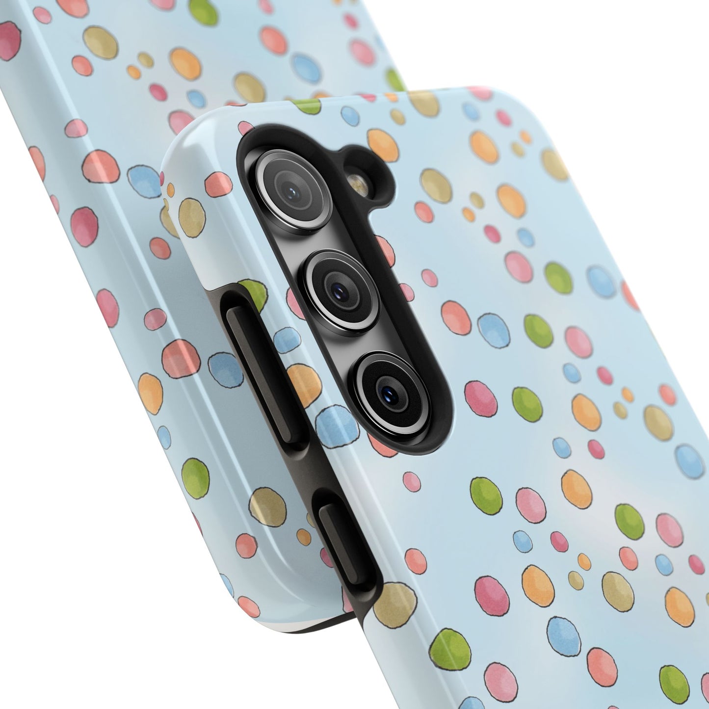 Clown Dots Blue Sky Phone Case
