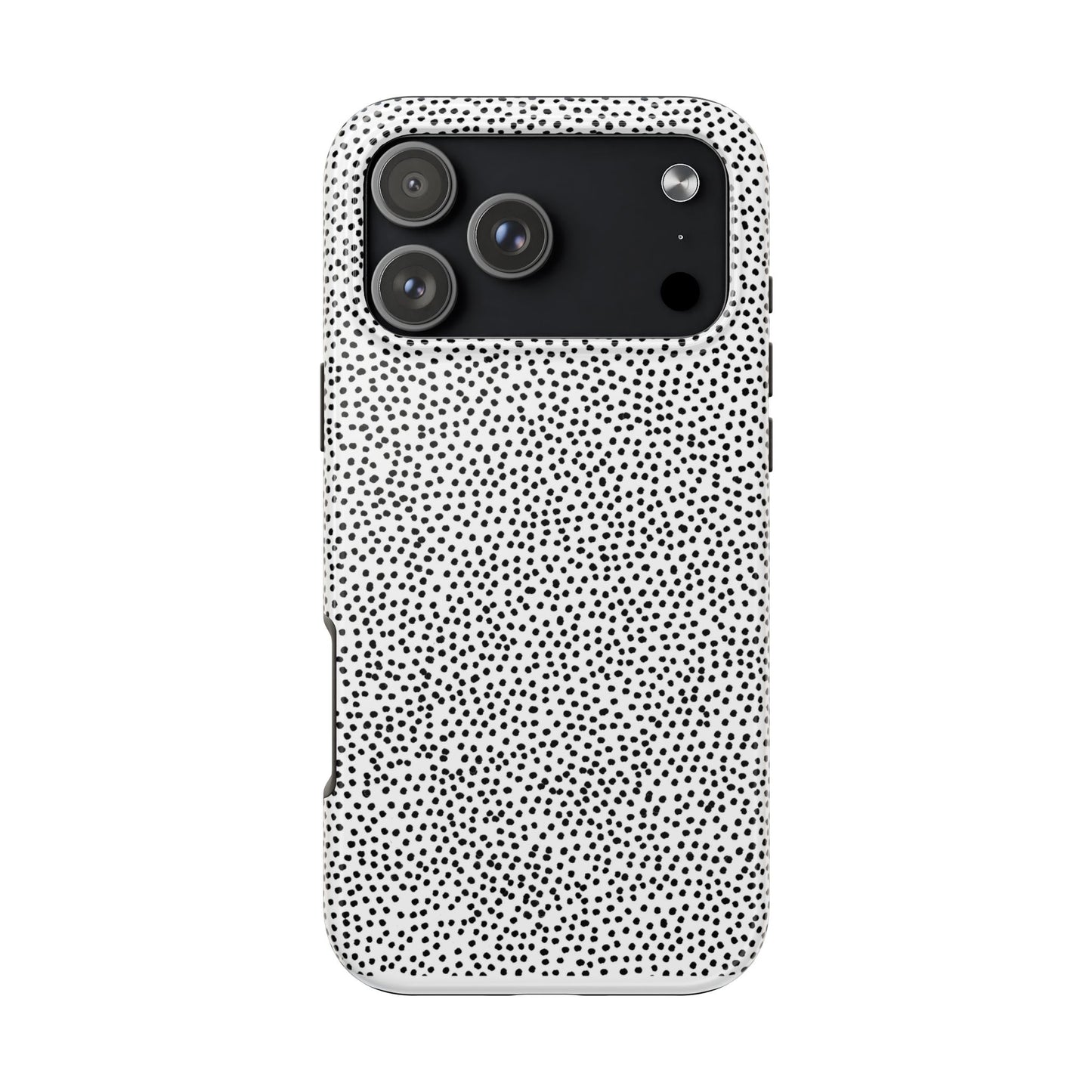 Baby Dots White / Black Phone Case
