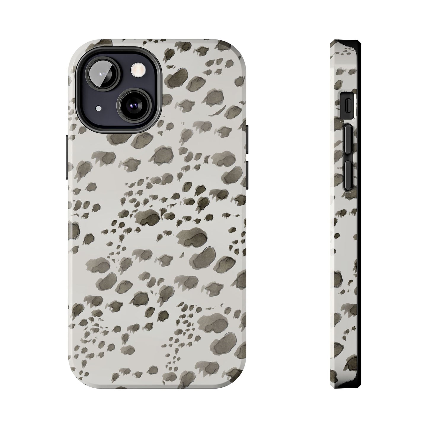Kitty Dots Gray Phone Case
