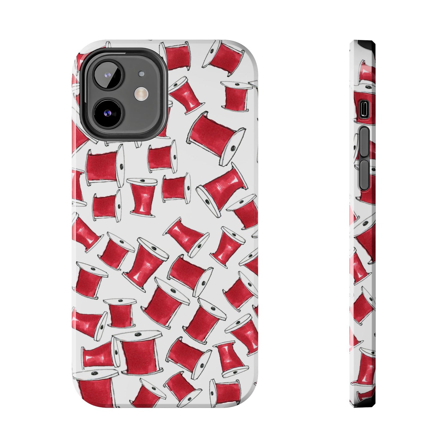 Red Thread White Phone Case