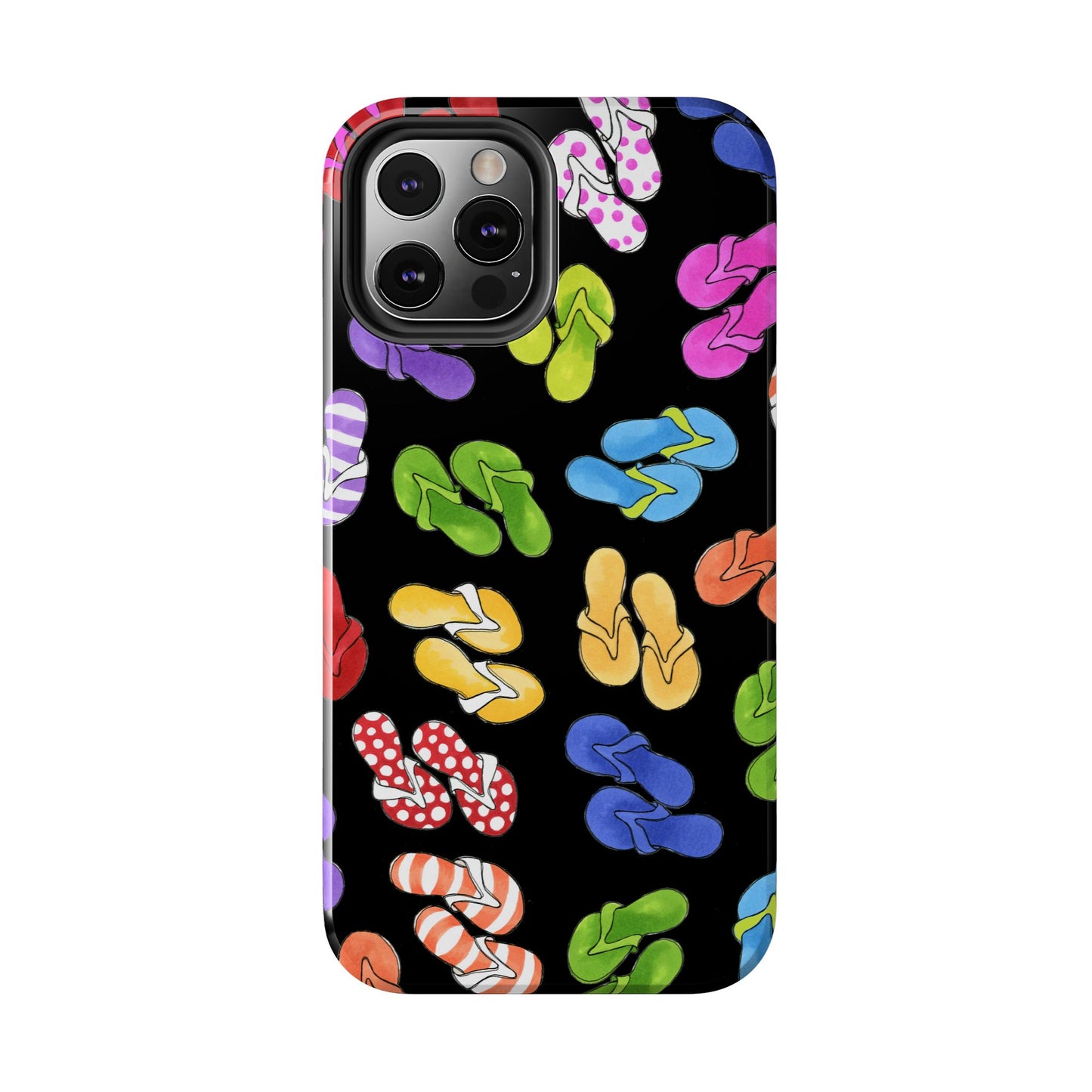 Fun Flops Black Phone Case