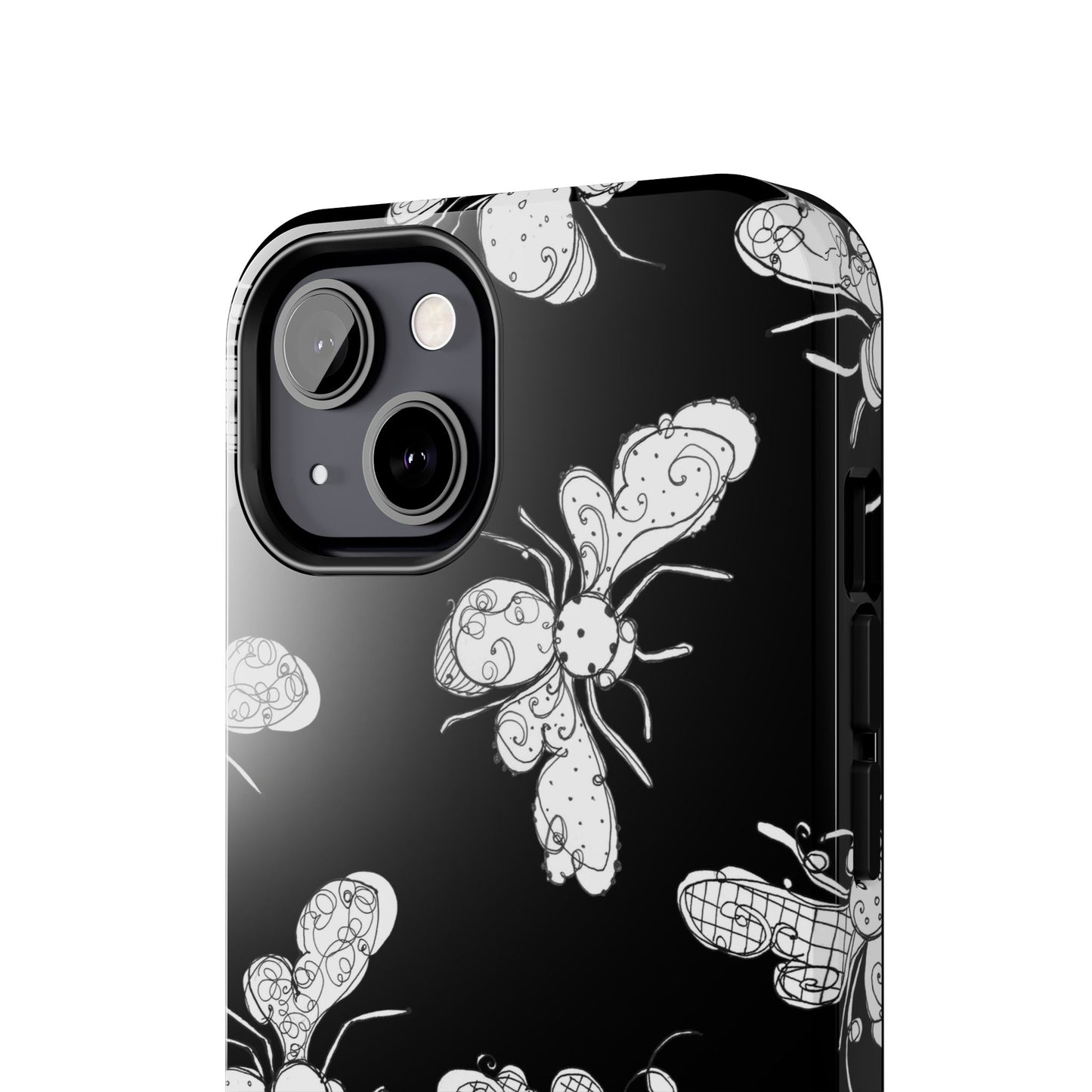 Busy Bee Black Phone Case