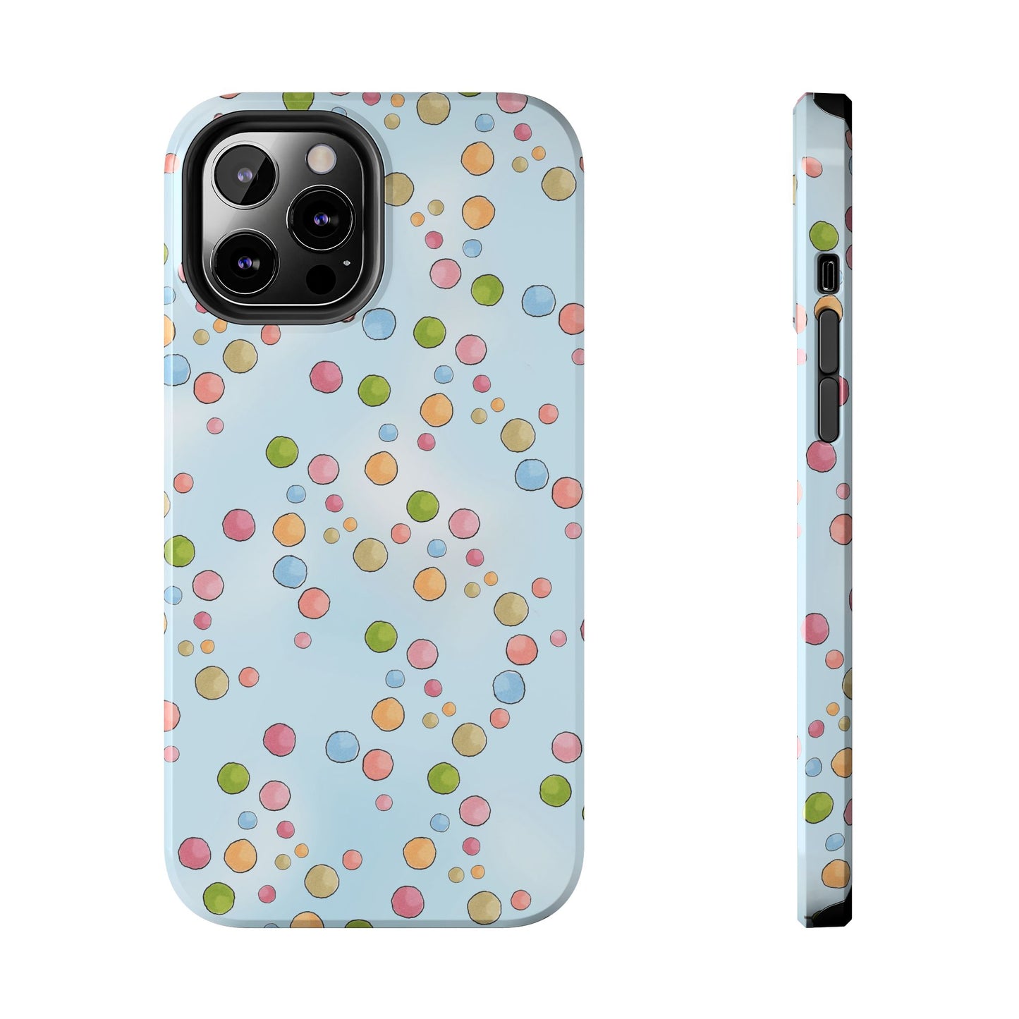 Clown Dots Blue Sky Phone Case