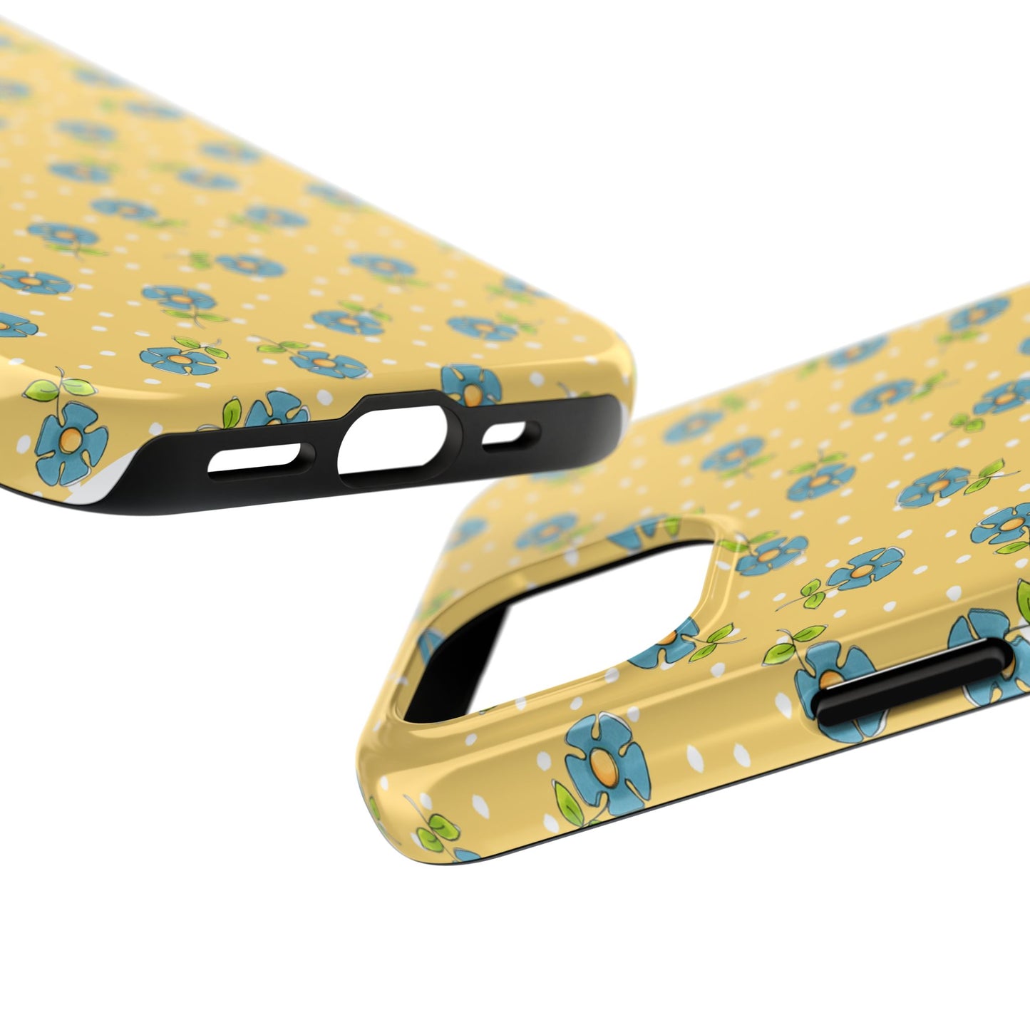 Daisy Dots Yellow Phone Case