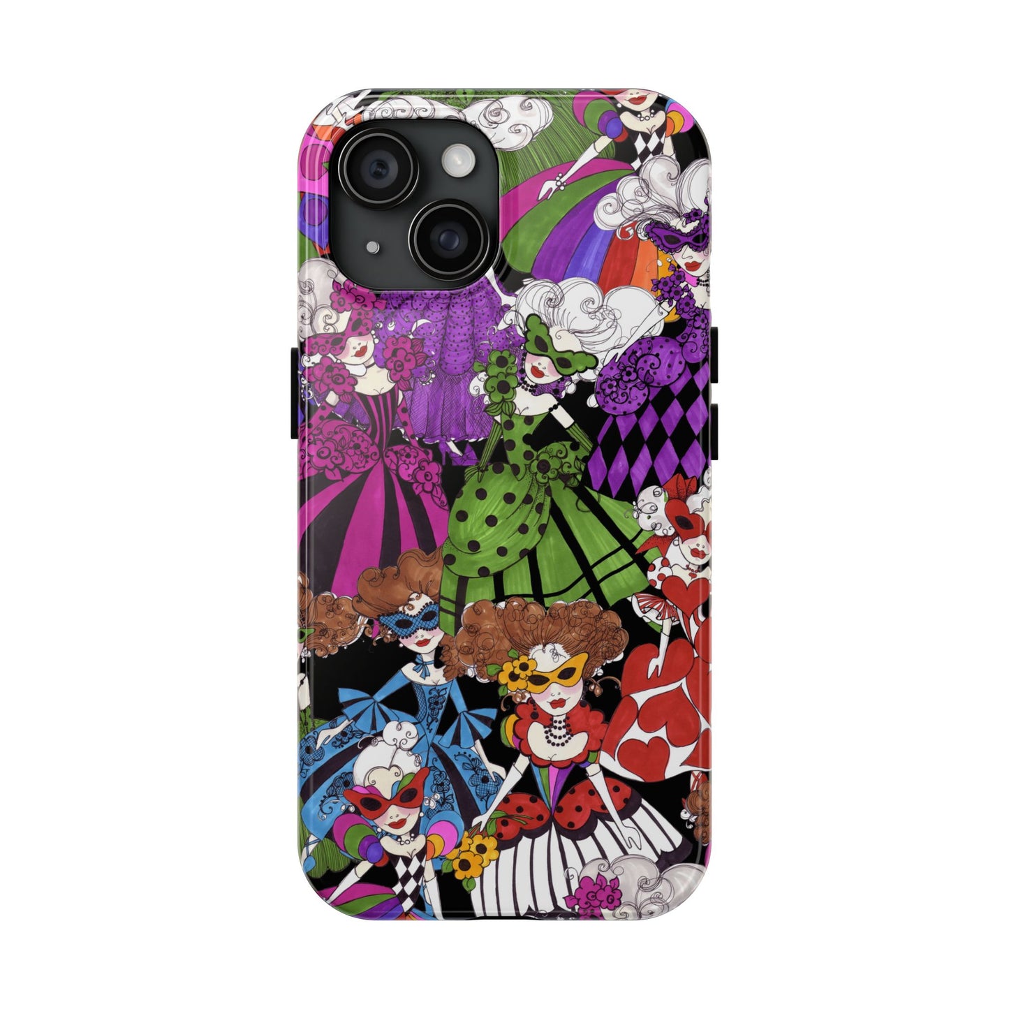 Crowded Dance Floor Black Phone Case