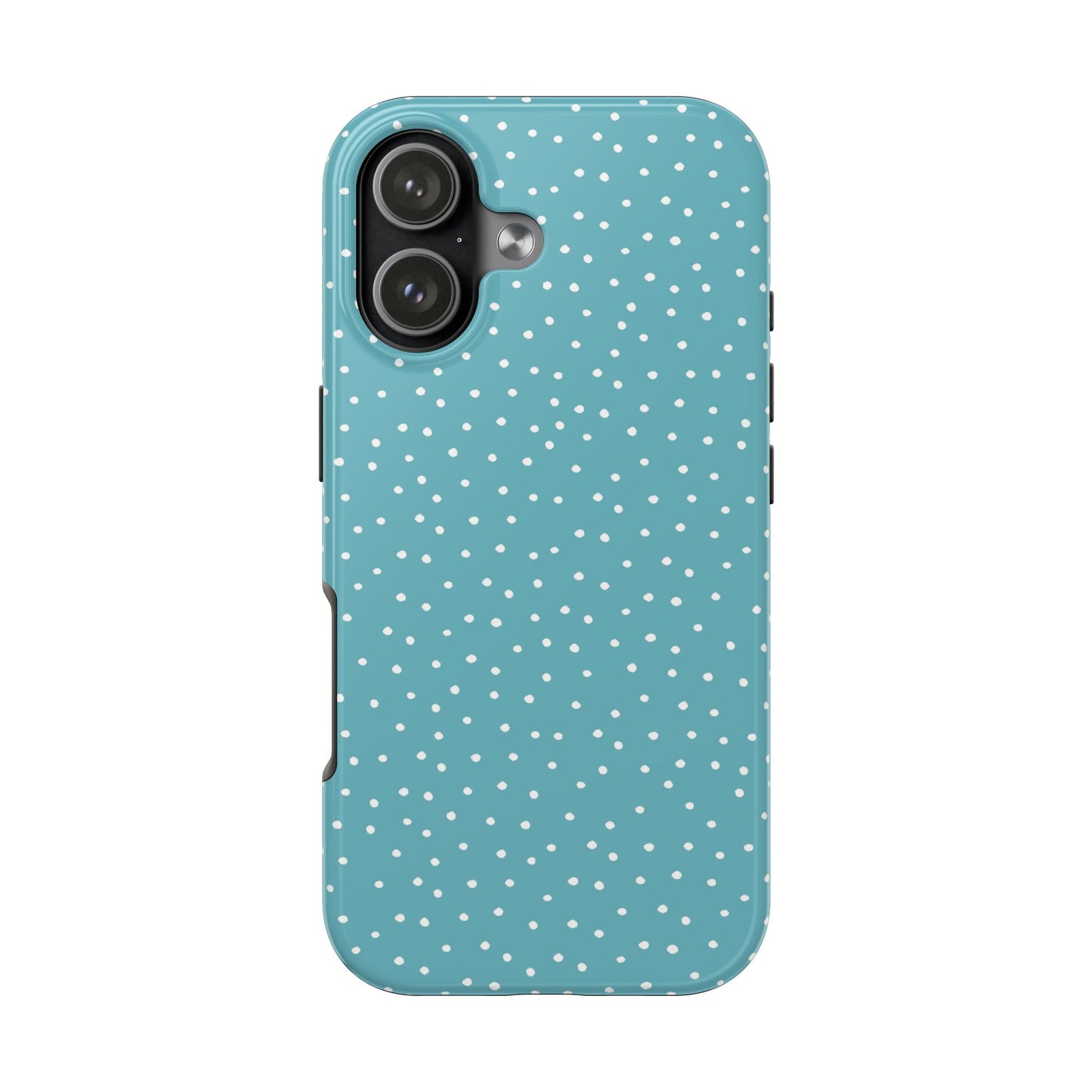 Dinky Dots Turquoise / White Phone Case