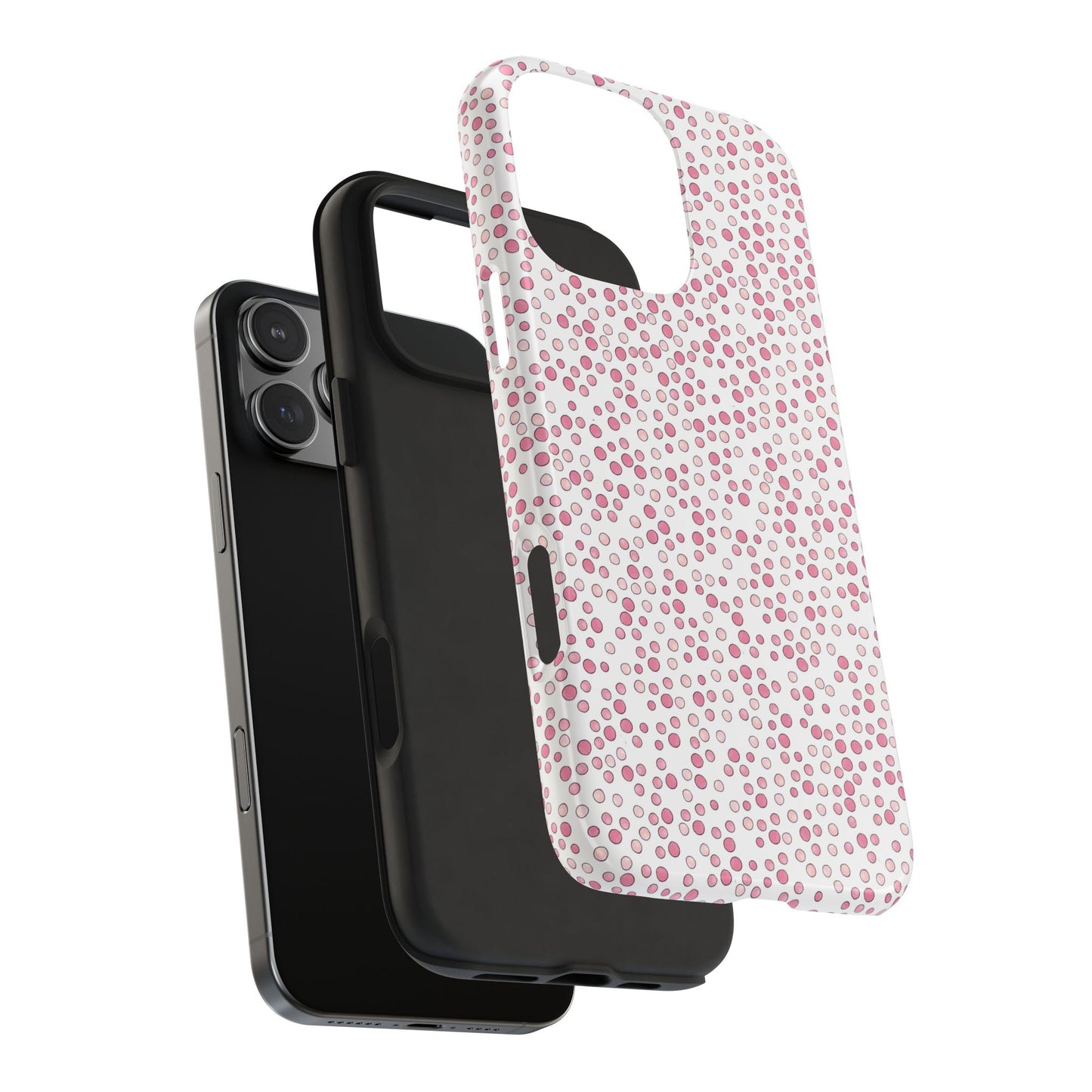 Water Spot Pink / White Phone Case