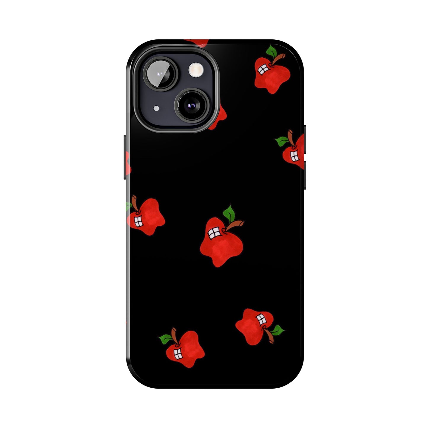 Flying Apples Black Phone Case