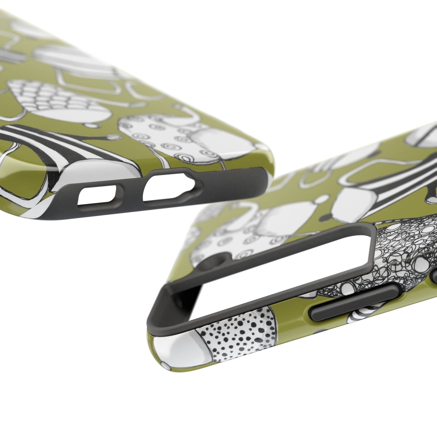 Coffee, Tea Anyone? Green Phone Case