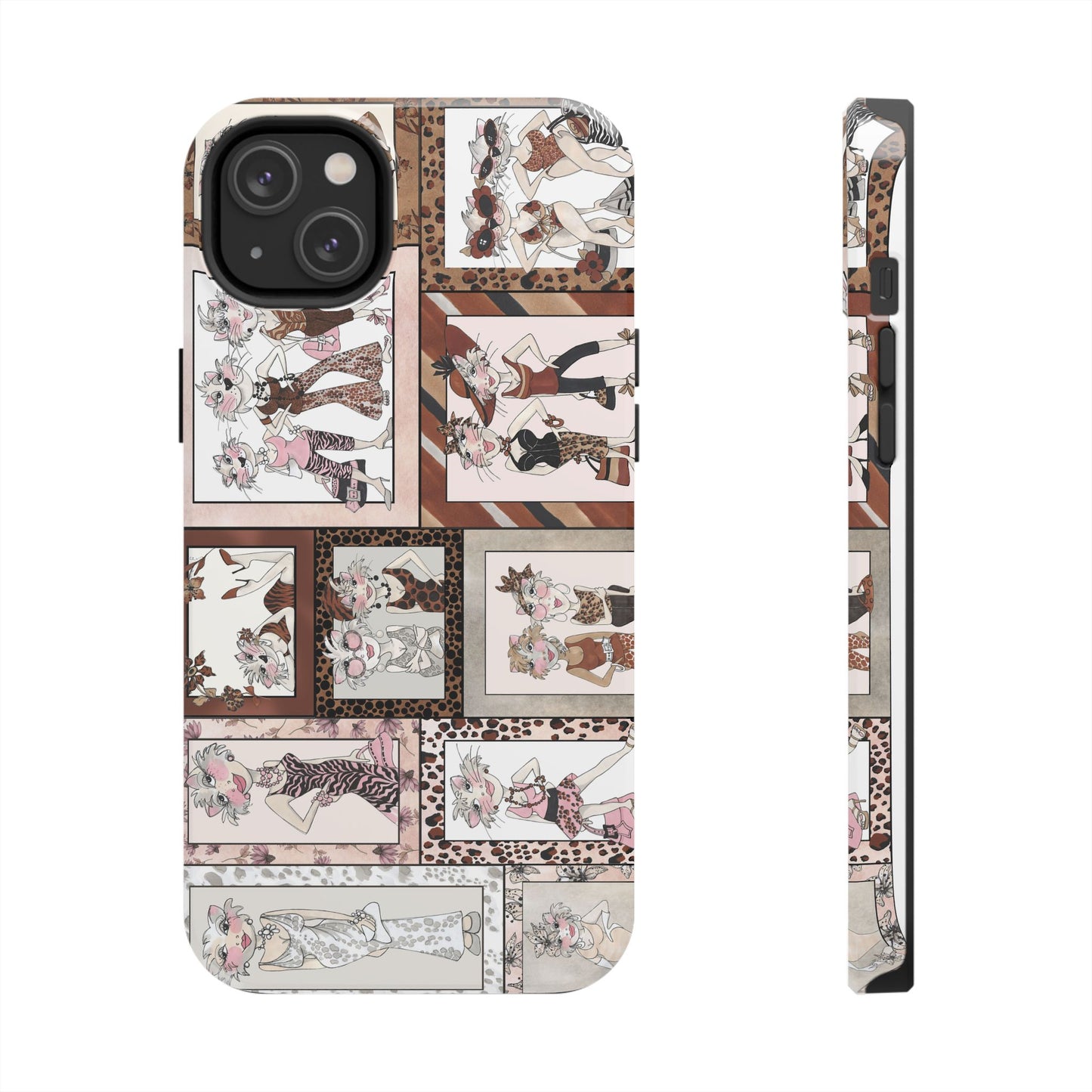 Wild Cat Woman Phone Case