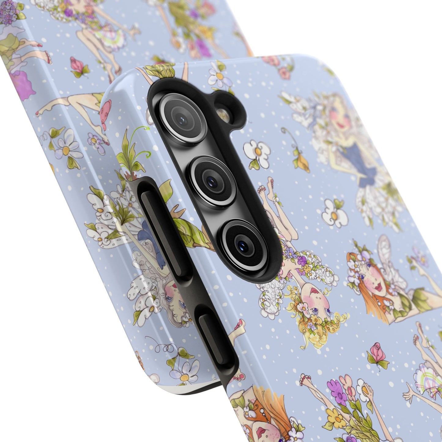 Tossed Fairies Blue Phone Case