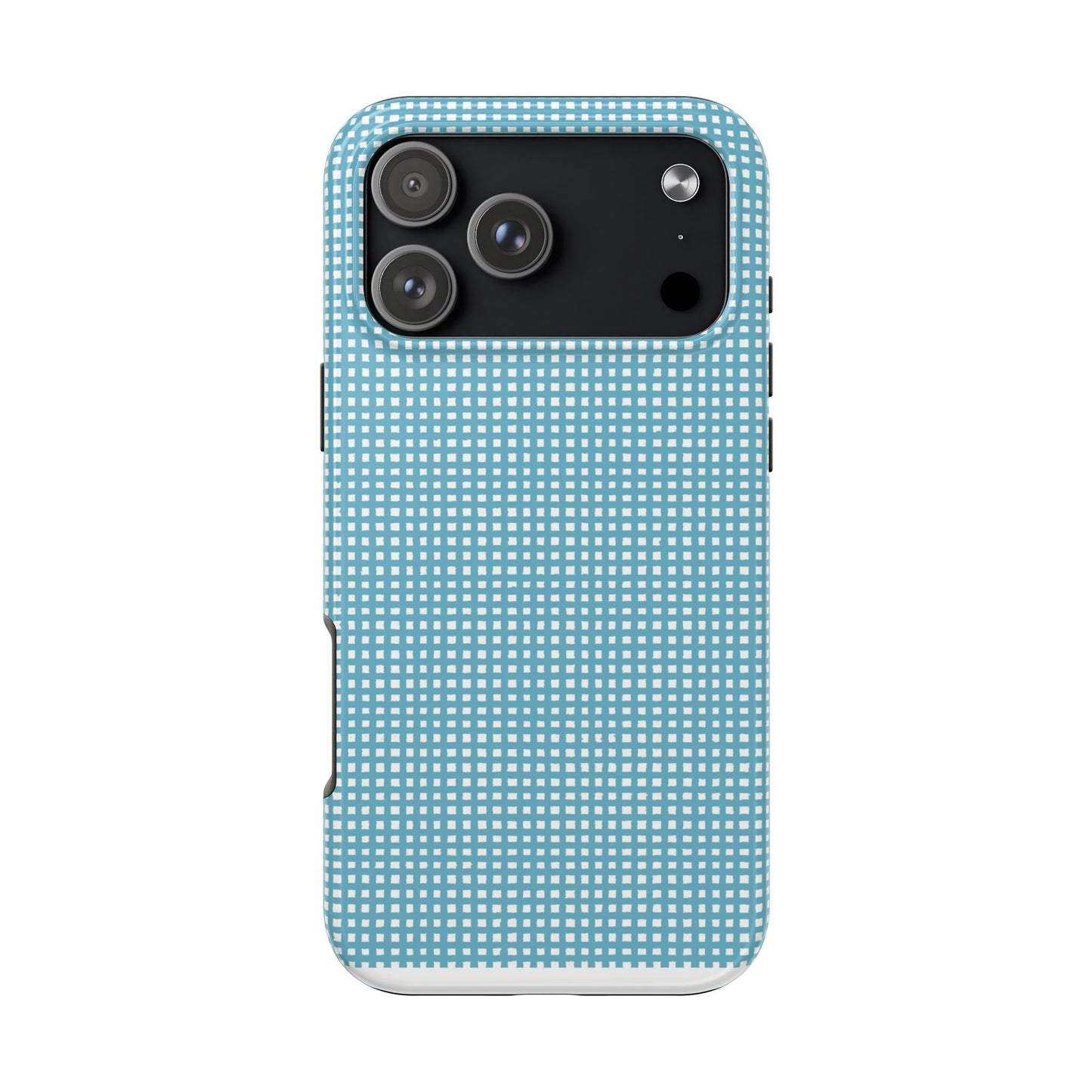 Chipper Check Turquoise Phone Case