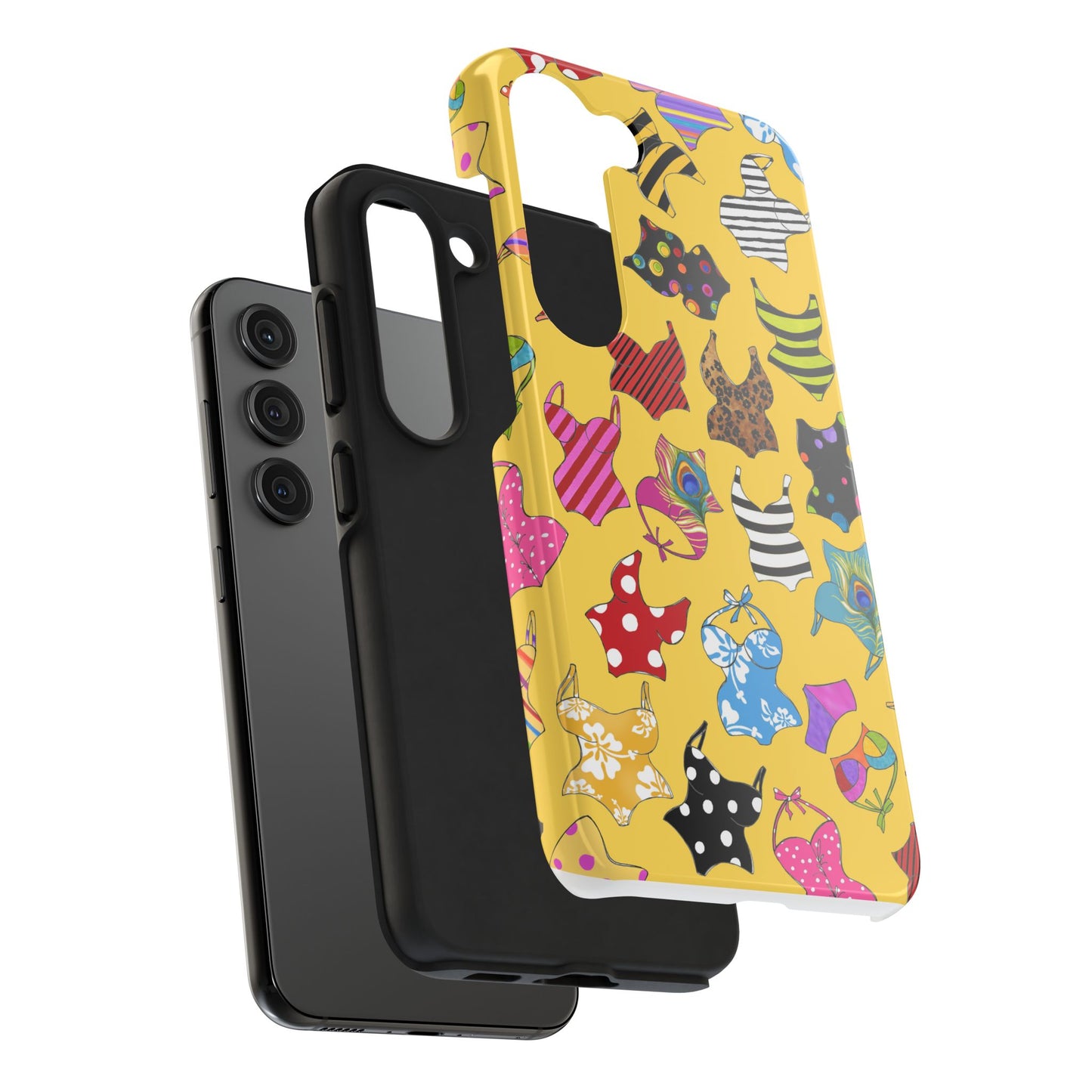 Assorted Suits Yellow Phone Case