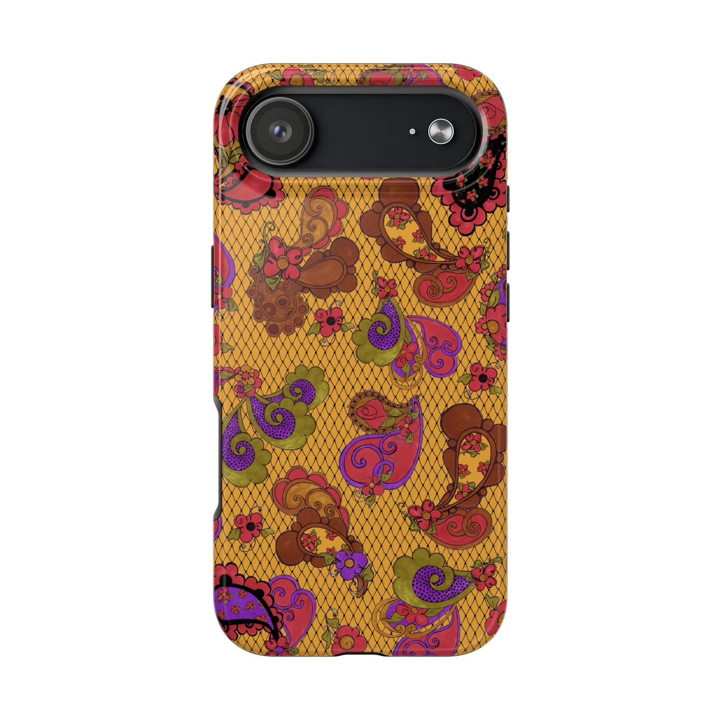 Posie Paisley Gold Phone Case