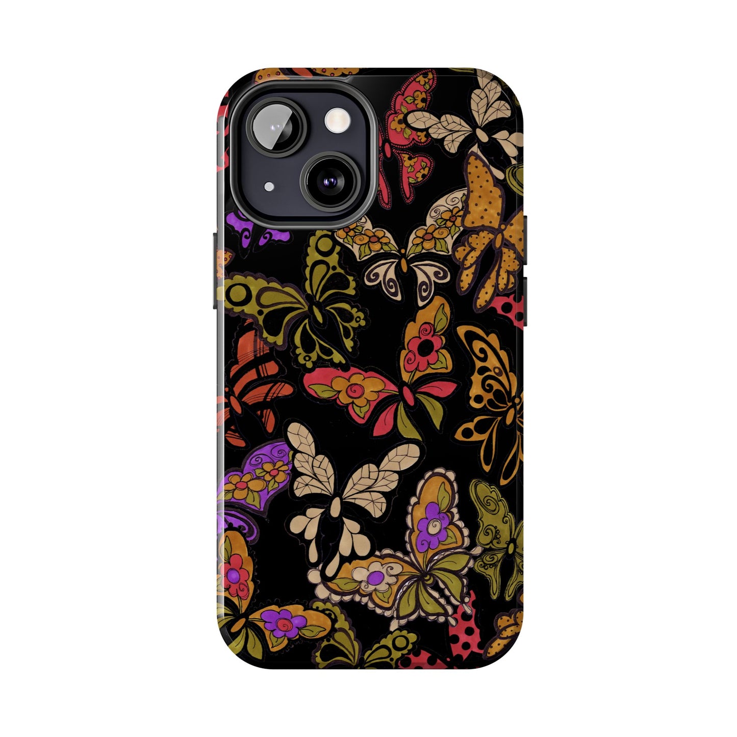 Flighty Black Phone Case