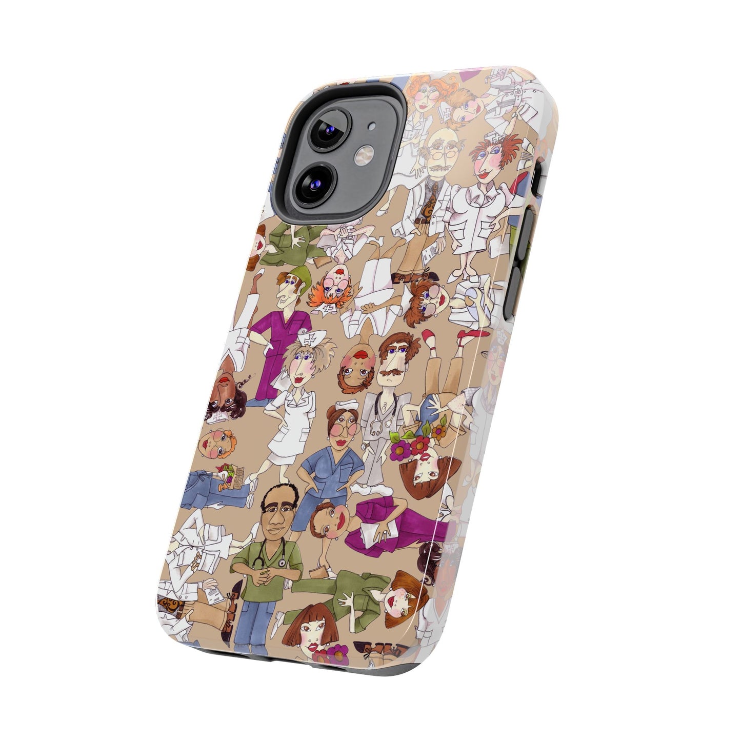 Diverse Nurse Khaki Phone Case