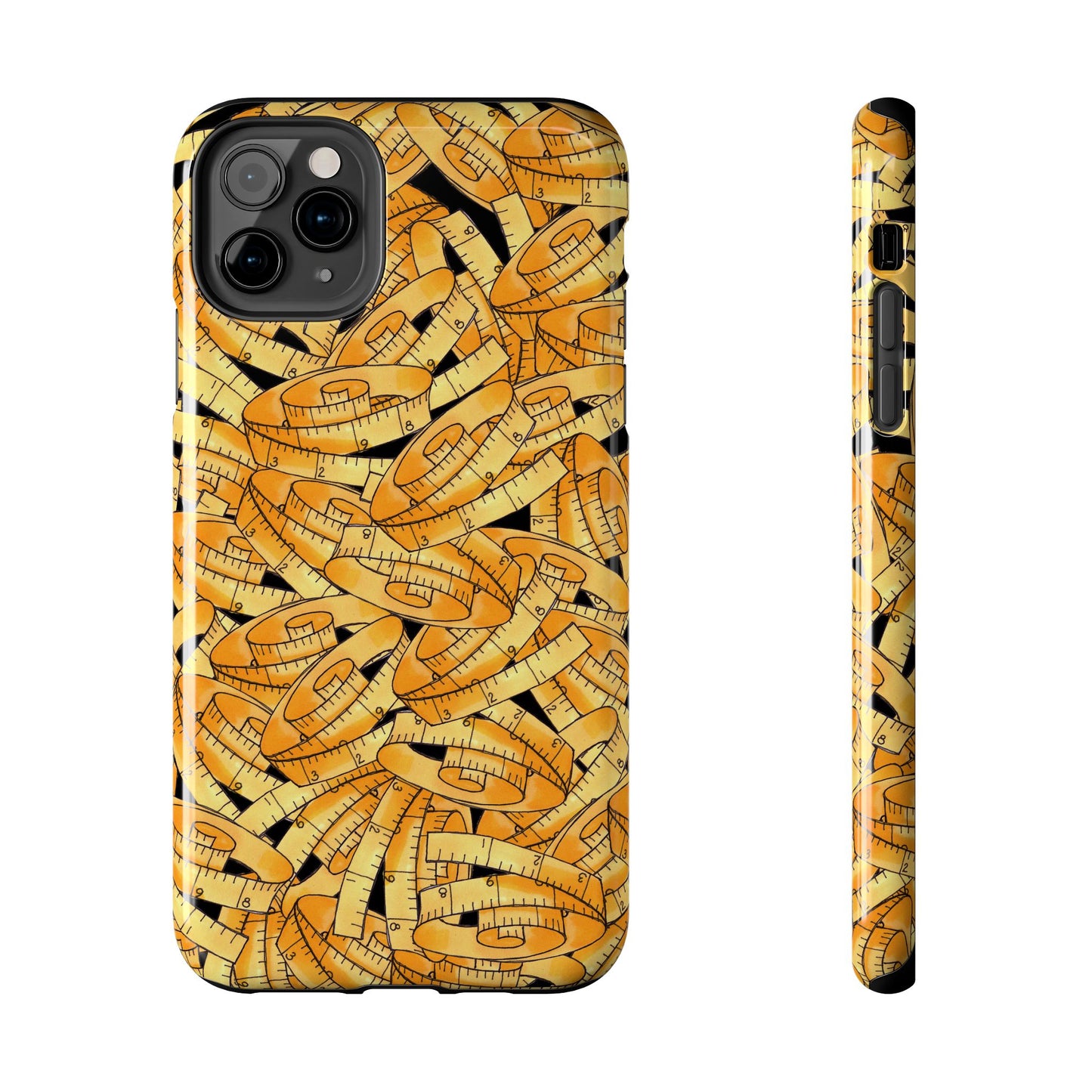 Tape Storm Black / Yellow Phone Case