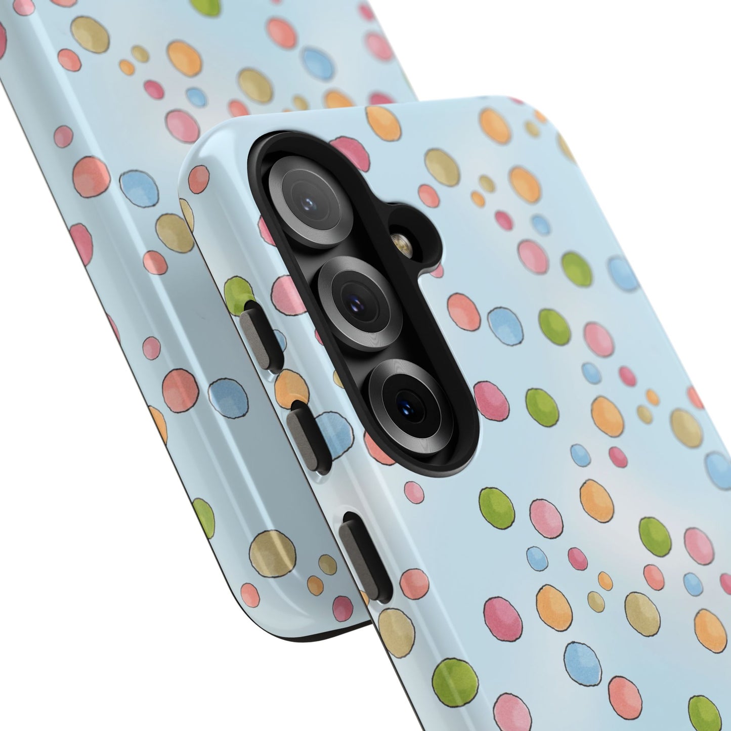 Clown Dots Blue Sky Phone Case