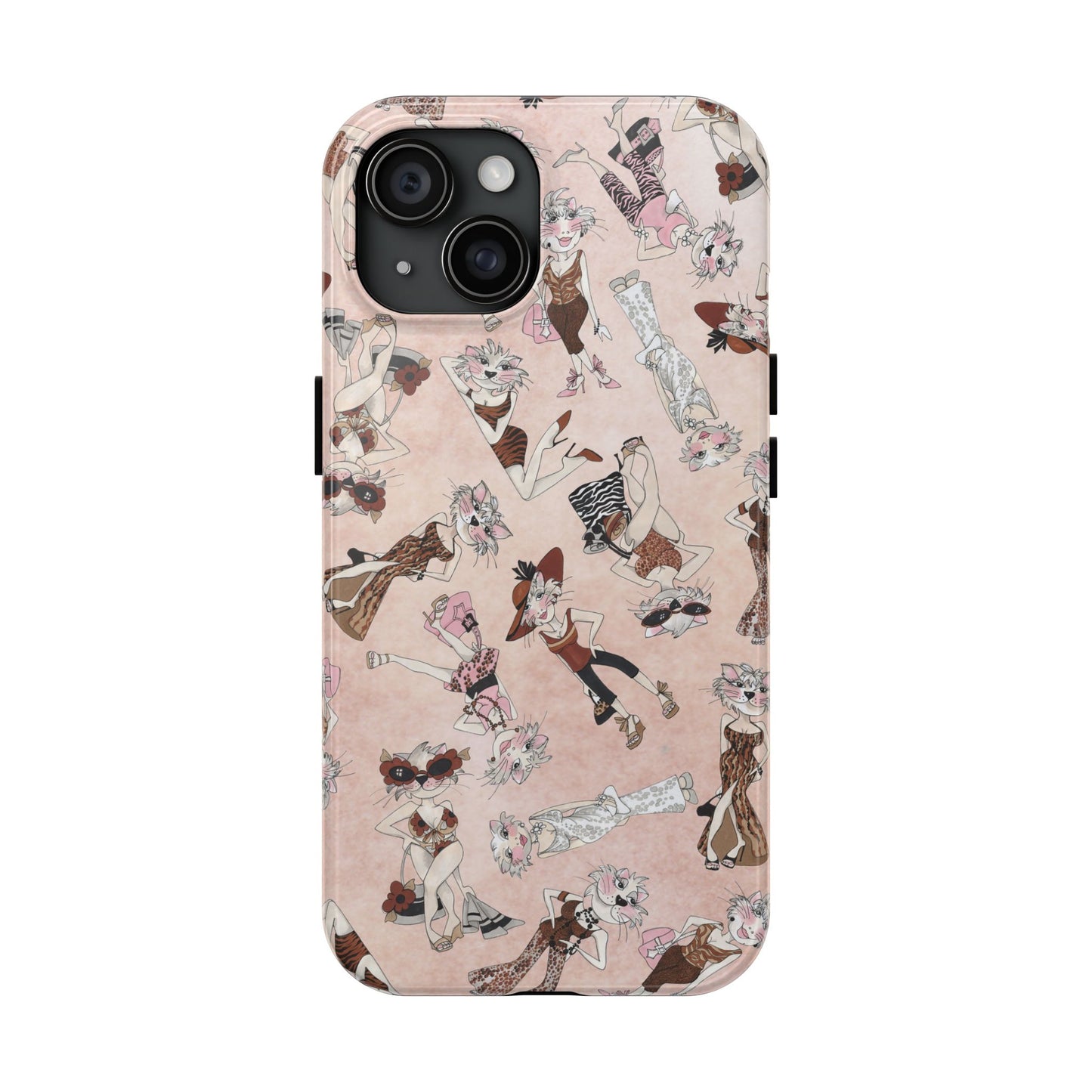 Spotted Lilies Pink Phone Case
