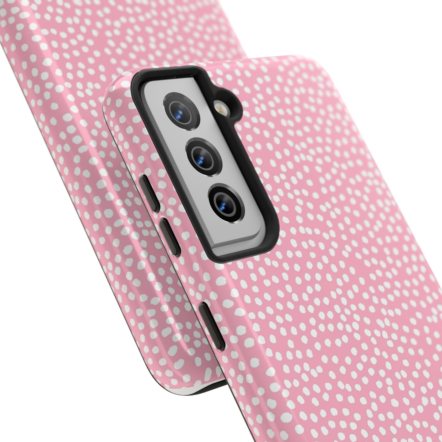 Bitty Dots Pink / White Phone Case