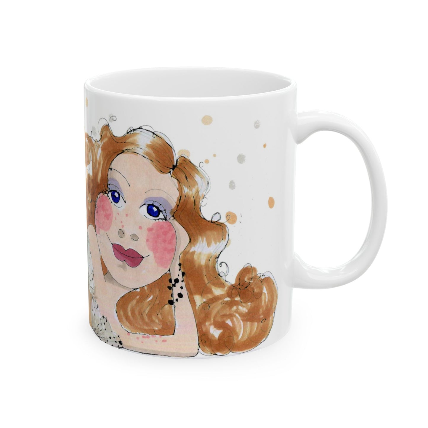 Amelia the Island Mermaid Cup
