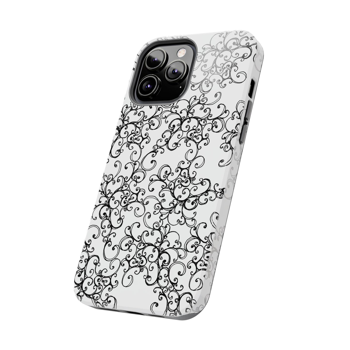 Poodle Scroll Phone Case